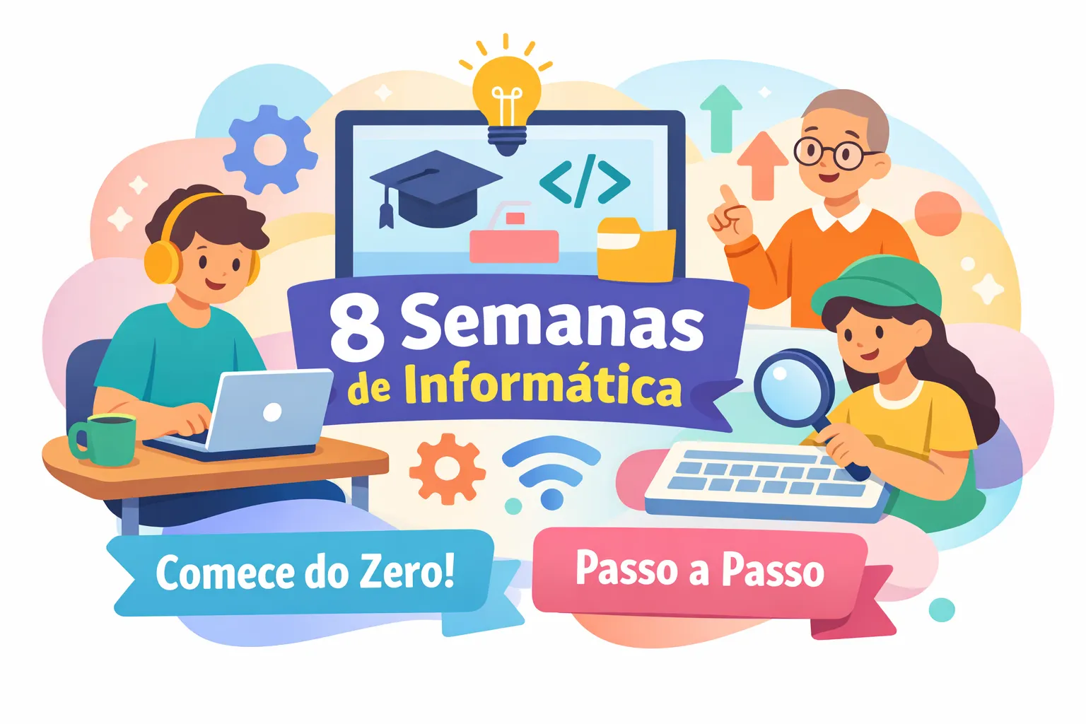 Aprenda informática do zero com este plano de 8 semanas