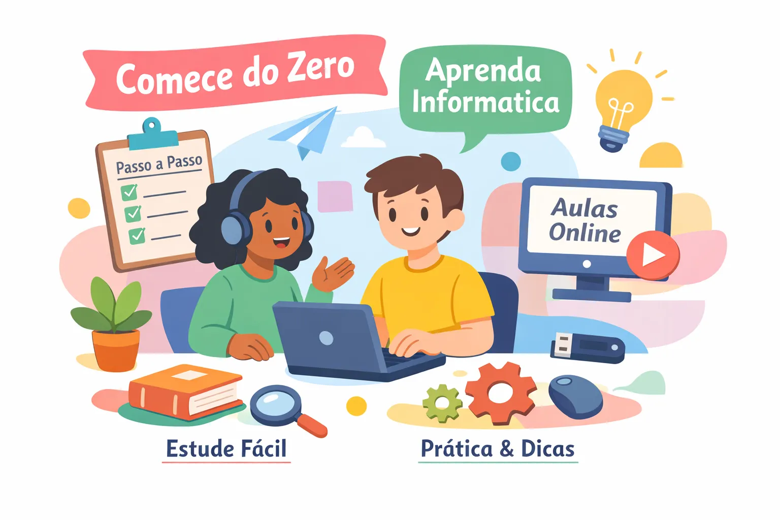 Como aprender informática do zero: roteiro prático