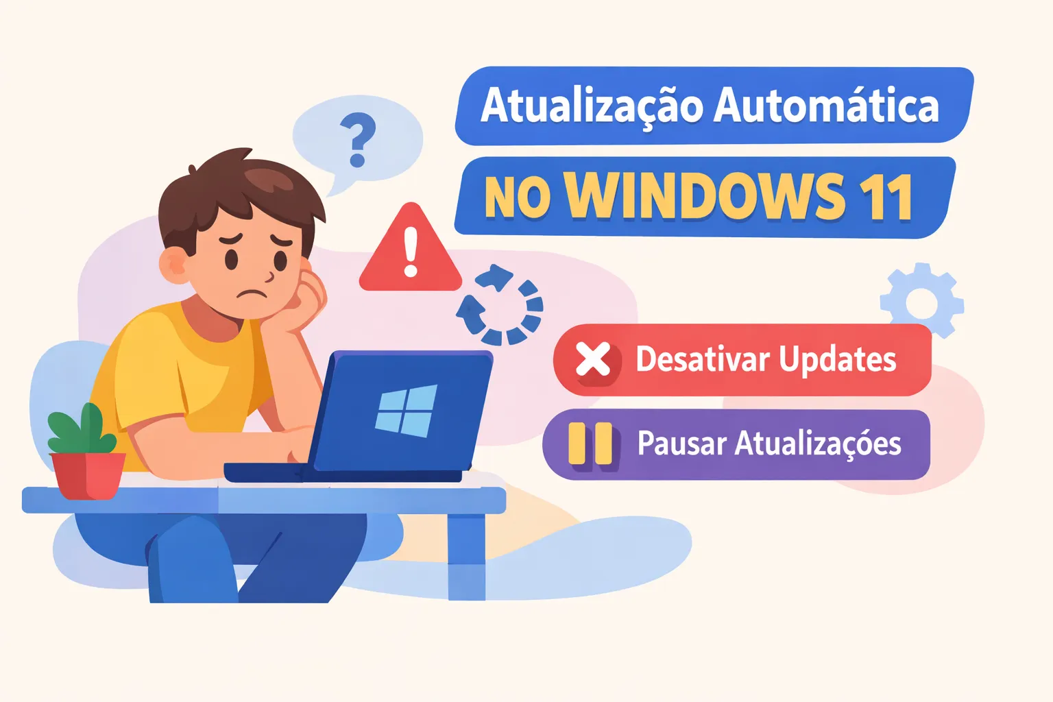 Como Desativar Atualização Automática no Windows 11