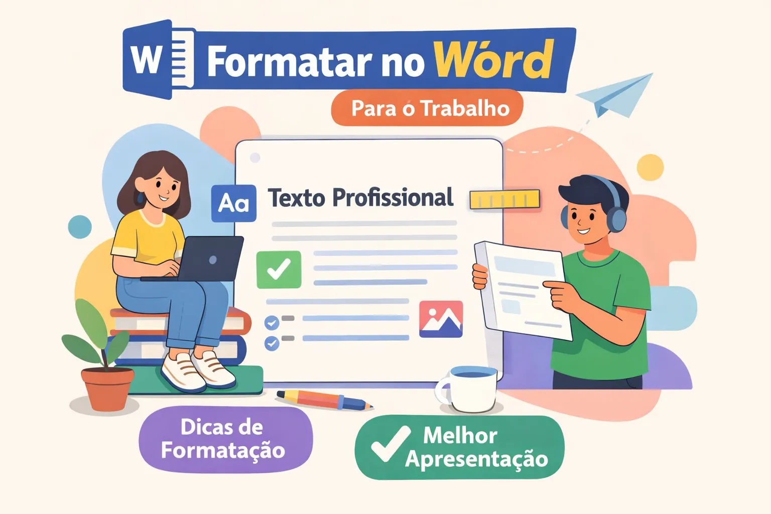 Como formatar um documento no Word para o trabalho