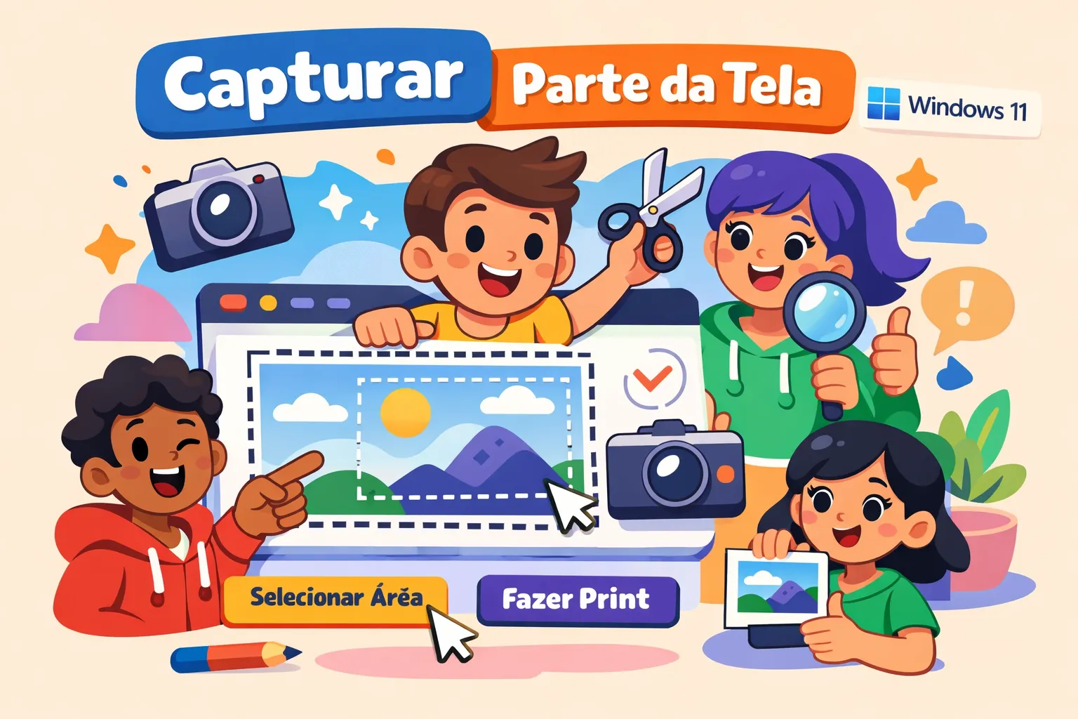 Como Tirar Print de Parte da Tela no Windows 11