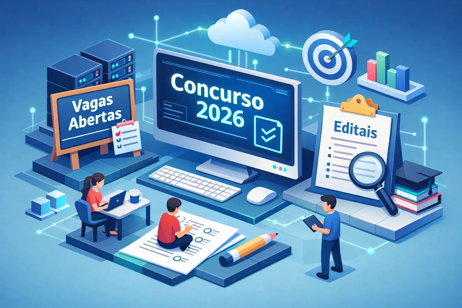 Concursos públicos de informática 2026: vagas e editais