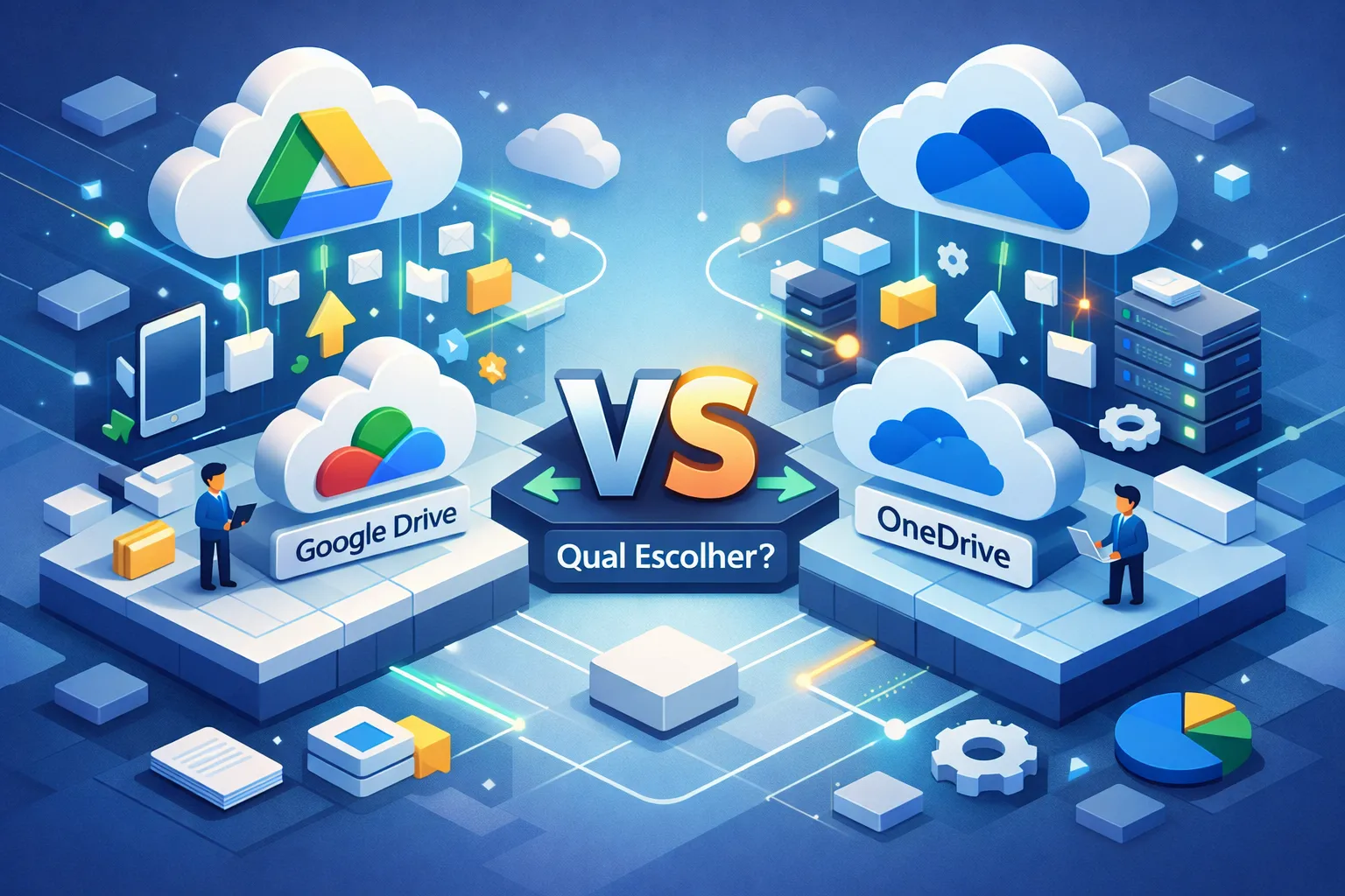 Google Drive ou OneDrive: qual é melhor para você?