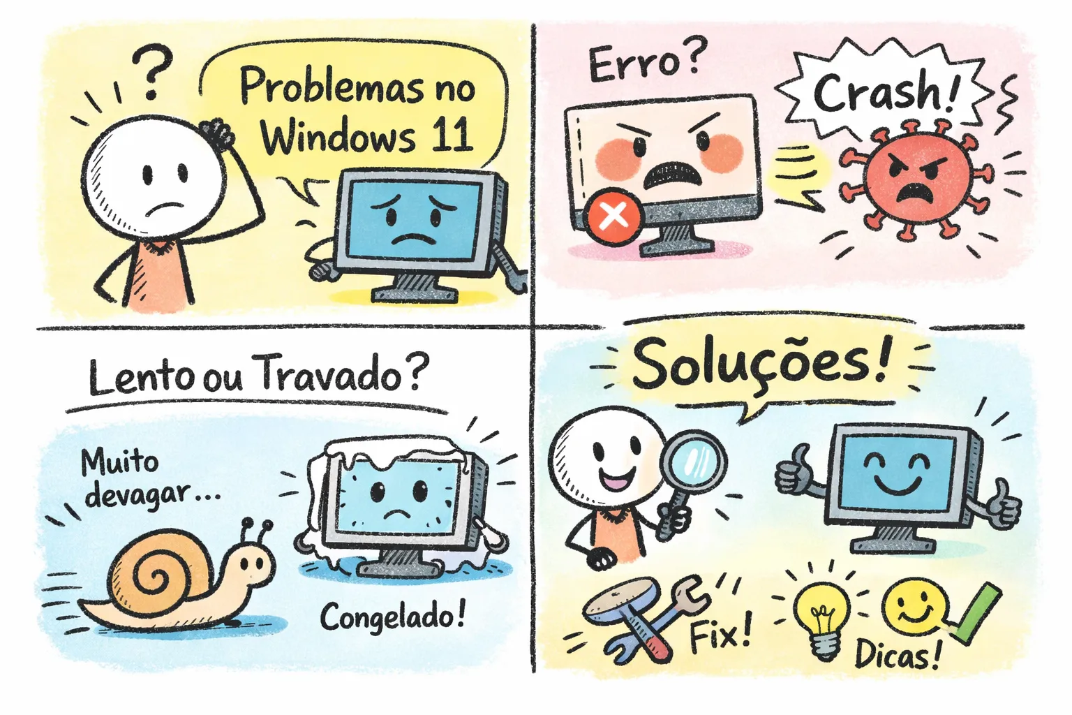 Guia Completo: Problemas no Windows 11 e Soluções