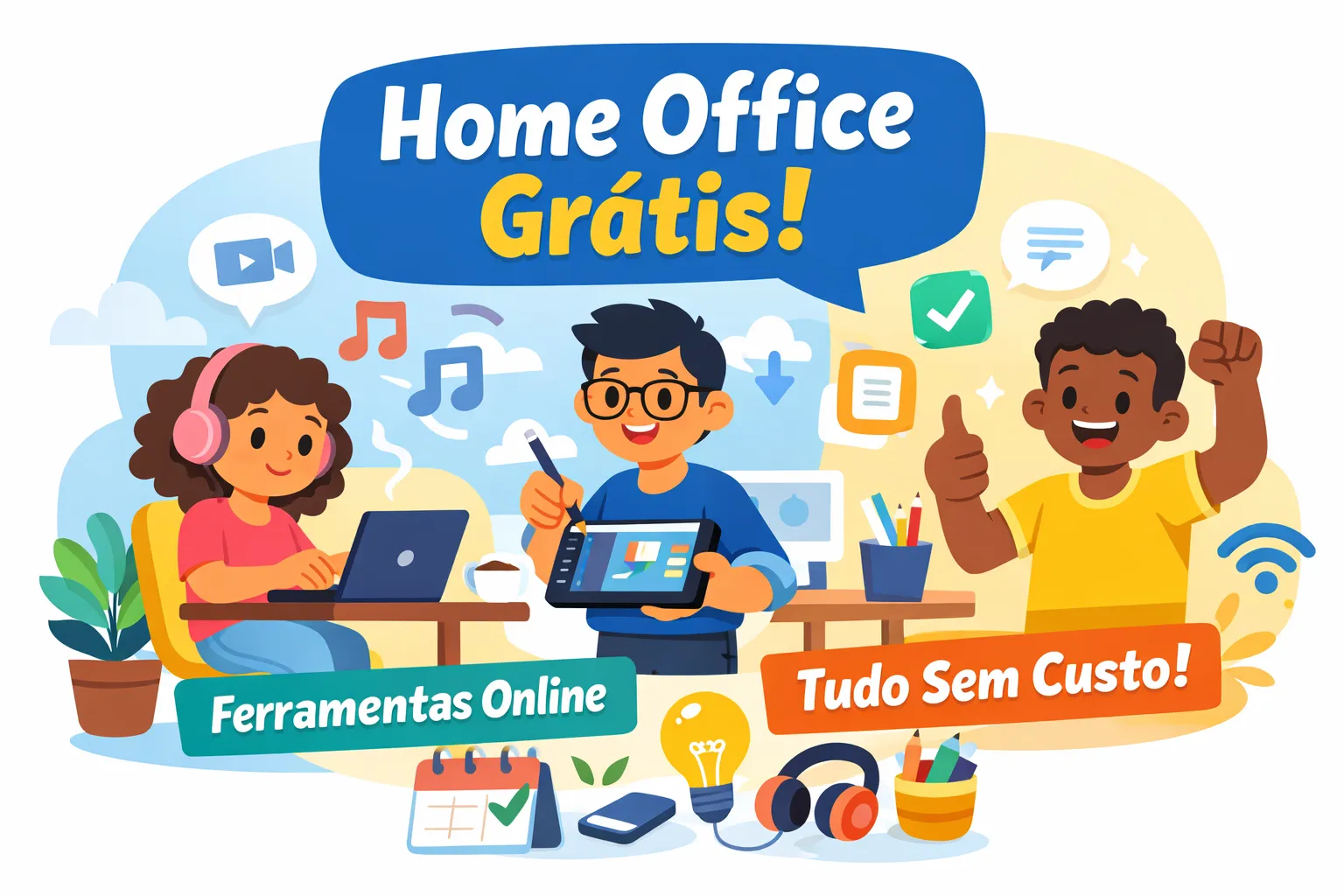 Home office gratuito: ferramentas essenciais para começar