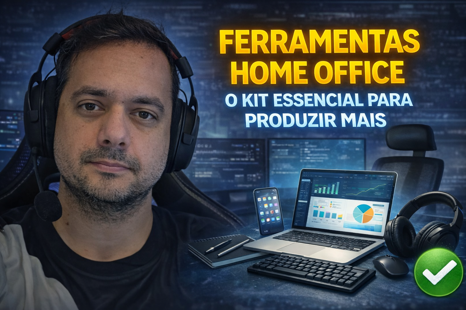 Ferramentas home office: o kit essencial para produzir mais