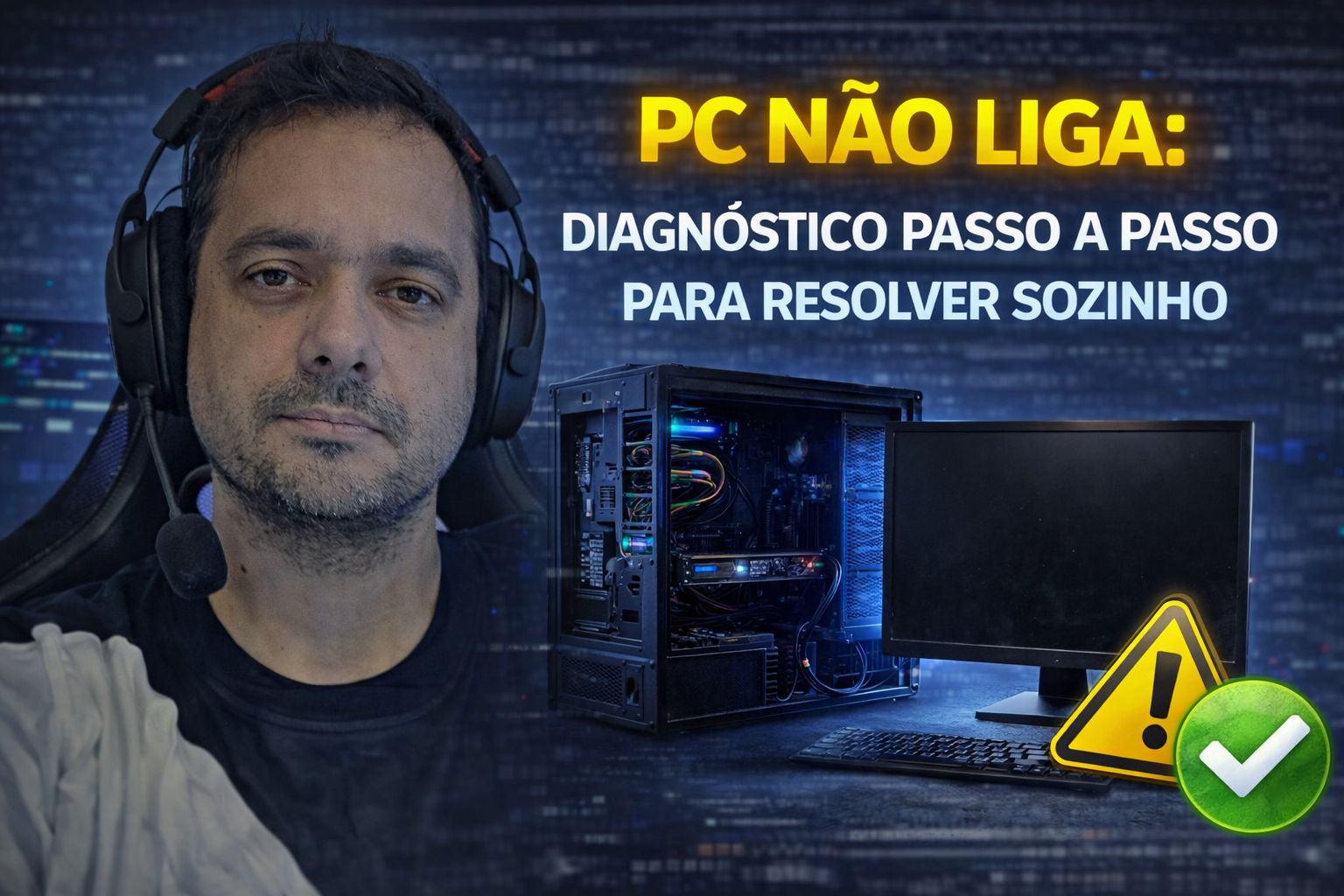 PC não liga: diagnóstico passo a passo para resolver sozinho
