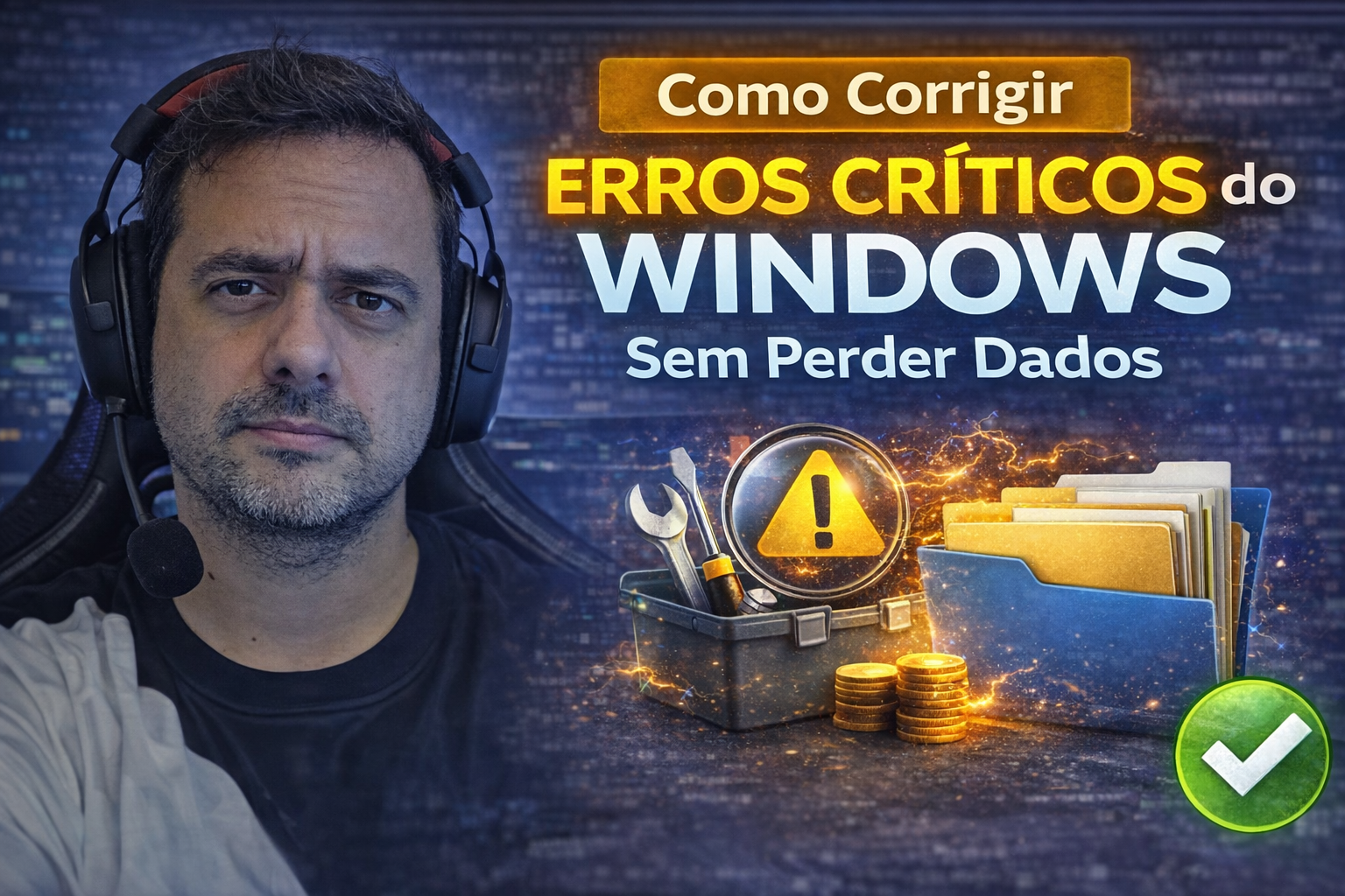 Como Corrigir Erros Críticos do Windows Sem Perder Dados
