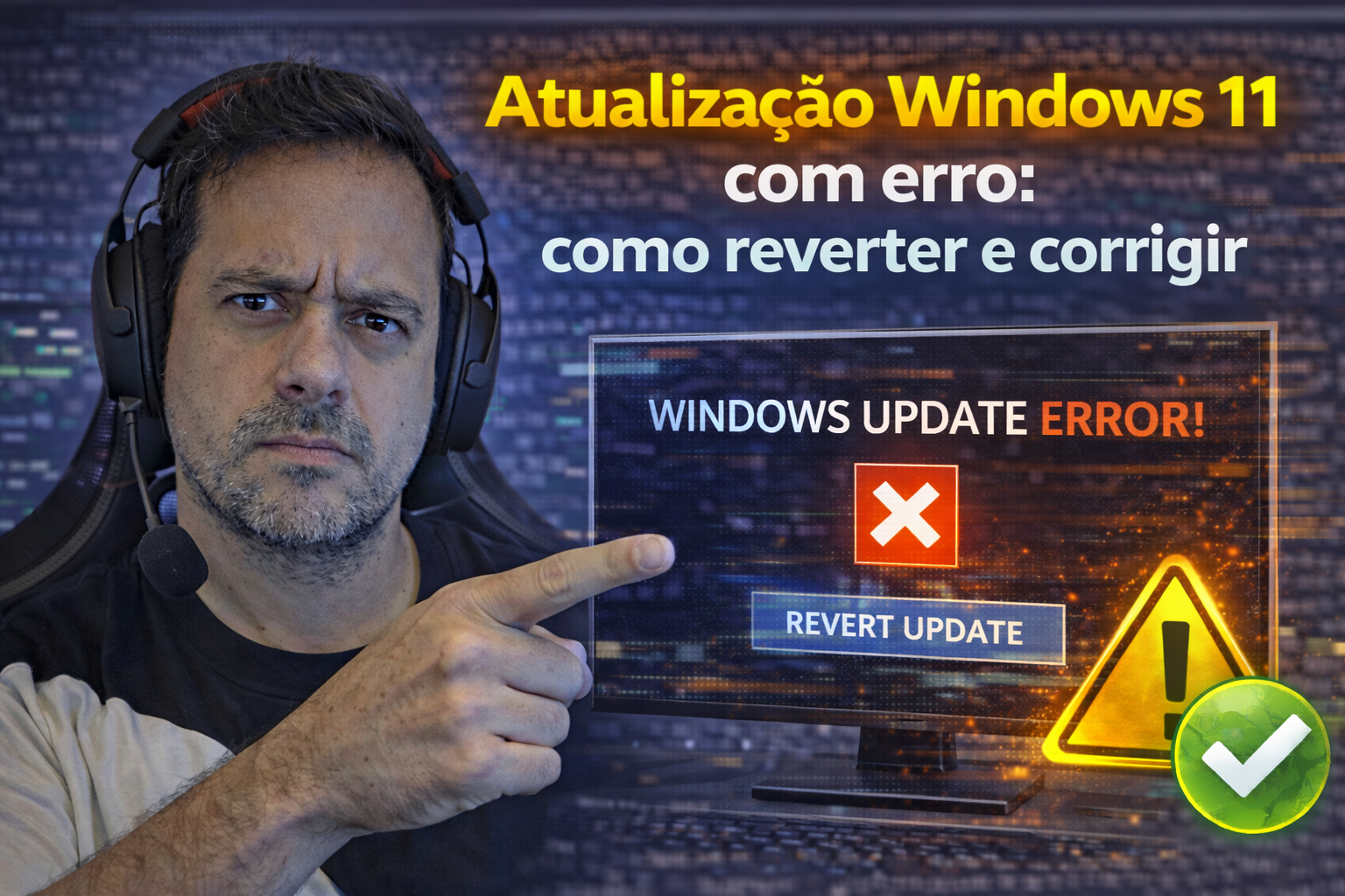 Atualização Windows 11 com erro: como reverter e corrigir