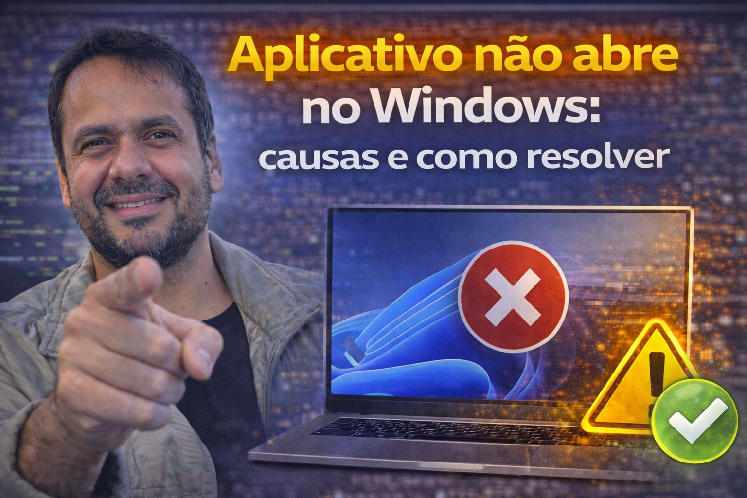 Aplicativo não abre no Windows: causas e como resolver