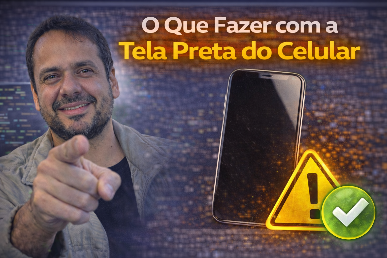 O Que Fazer com a Tela Preta do Celular