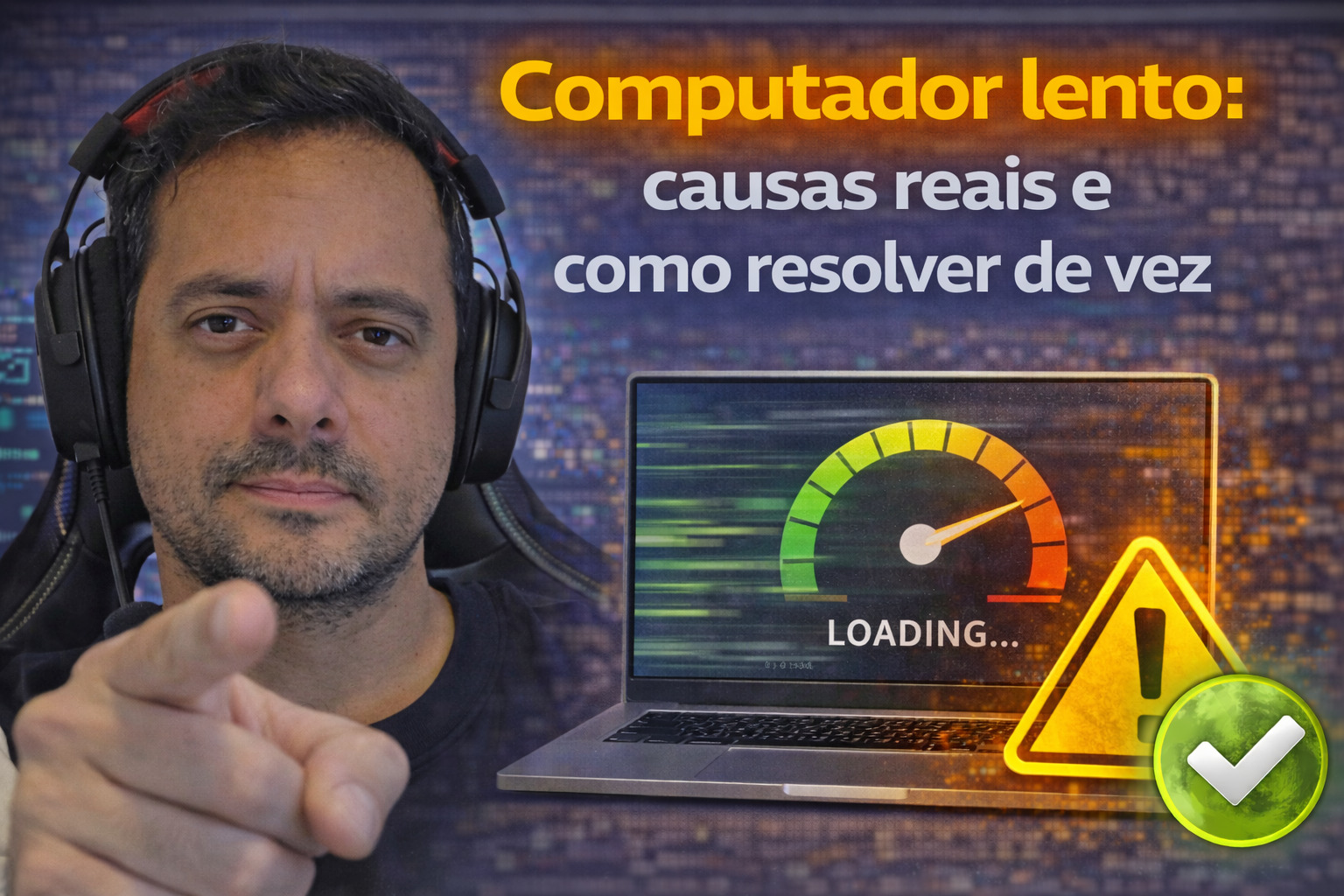 Computador lento: causas reais e como resolver de vez