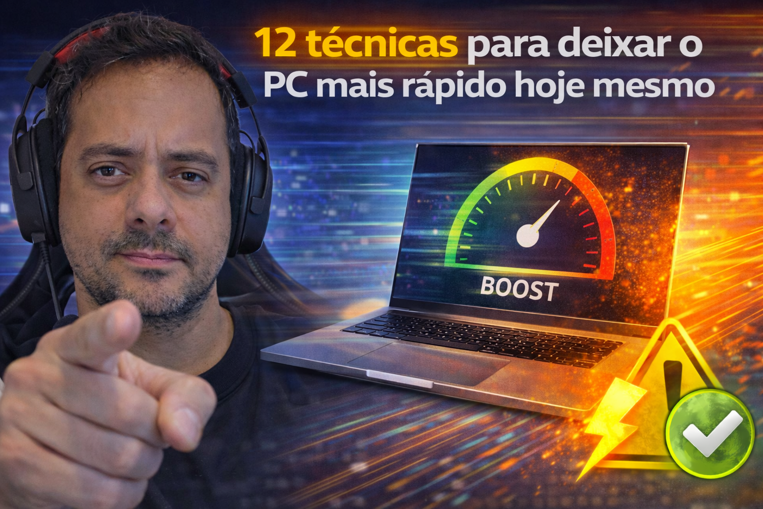 12 técnicas para deixar o PC mais rápido hoje mesmo