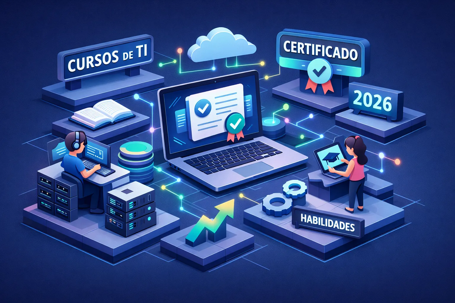 Informática com certificado: os melhores cursos em 2026