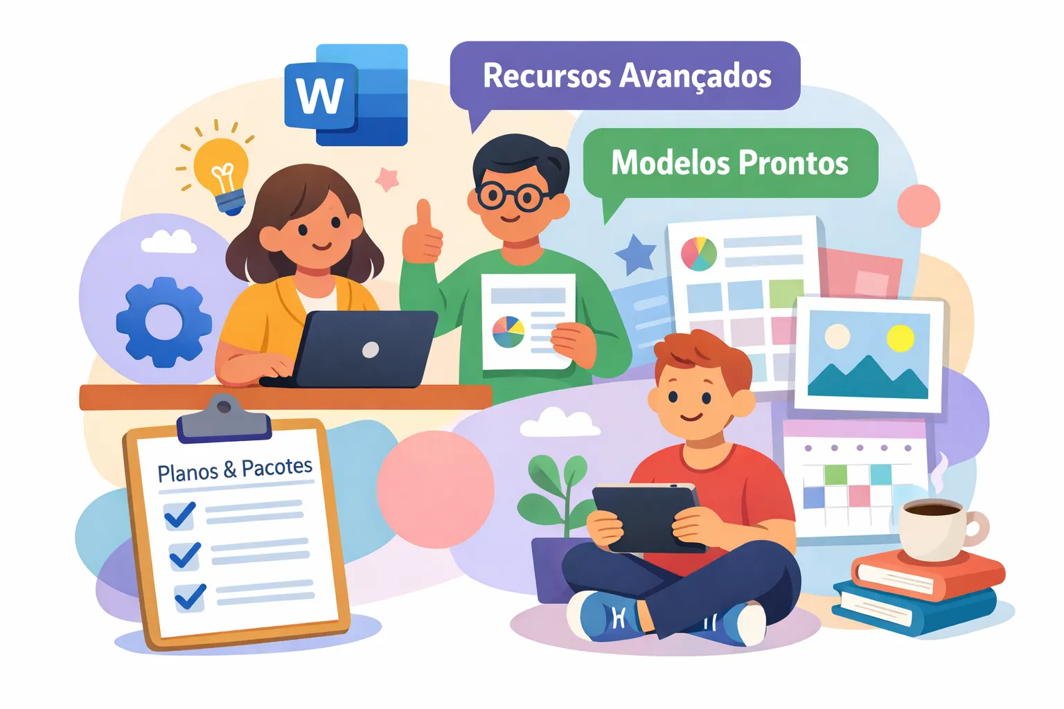 Word profissional: recursos avançados, modelos e planos