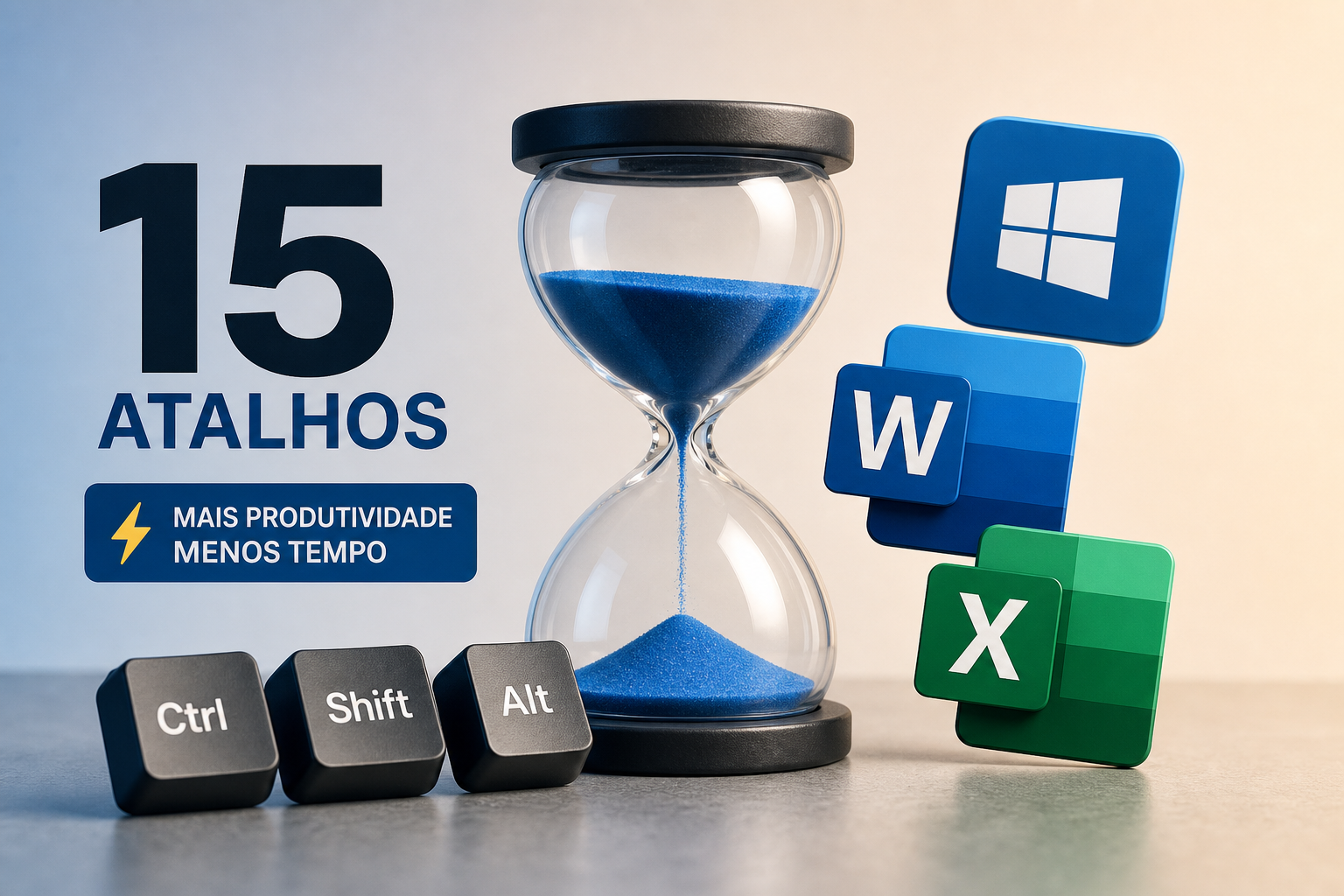 15 atalhos que economizam horas no Windows, Word e Excel