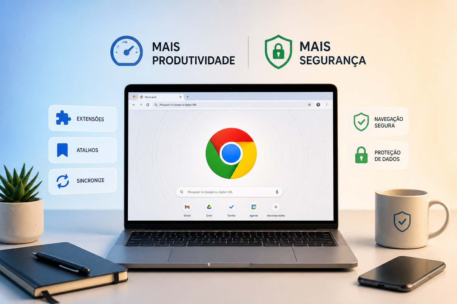 25 dicas de Chrome para produtividade e segurança