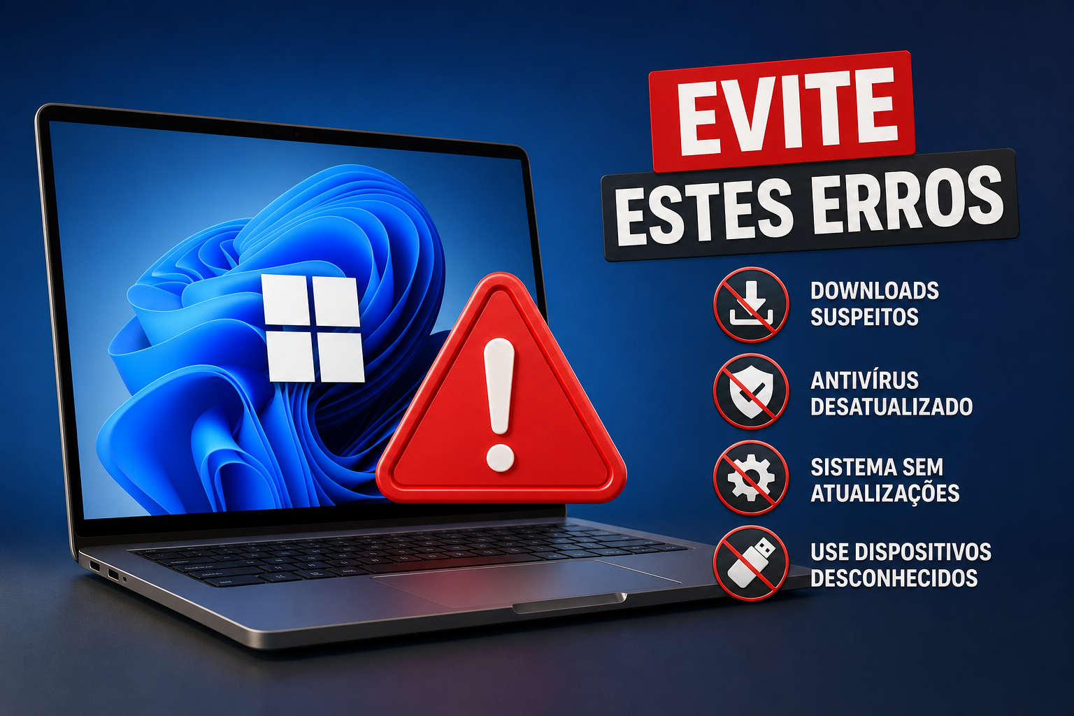 7 coisas que qualquer usuário do Windows deve evitar