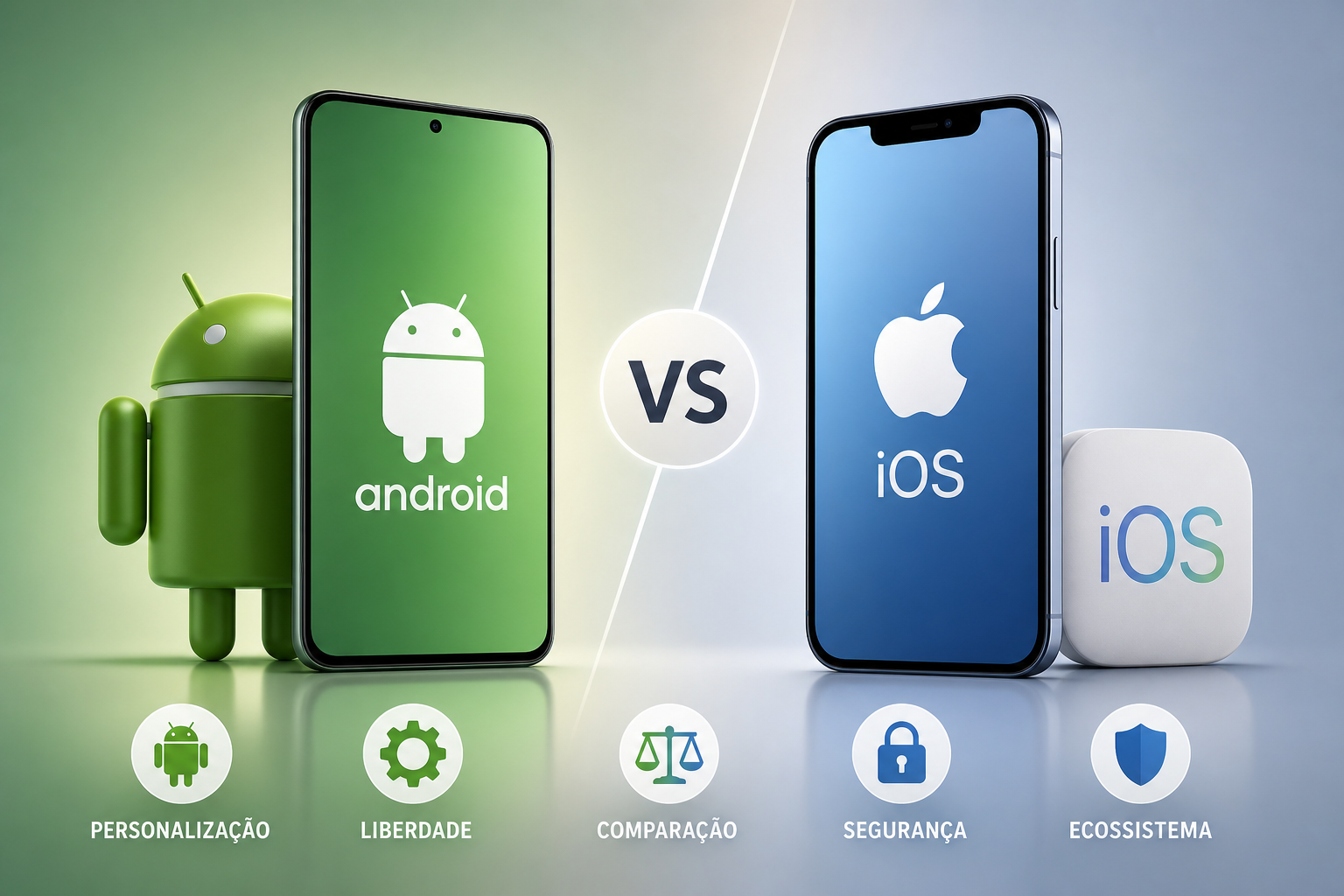 Android vs iOS: Diferenças que Você Precisa Conhecer em 2026