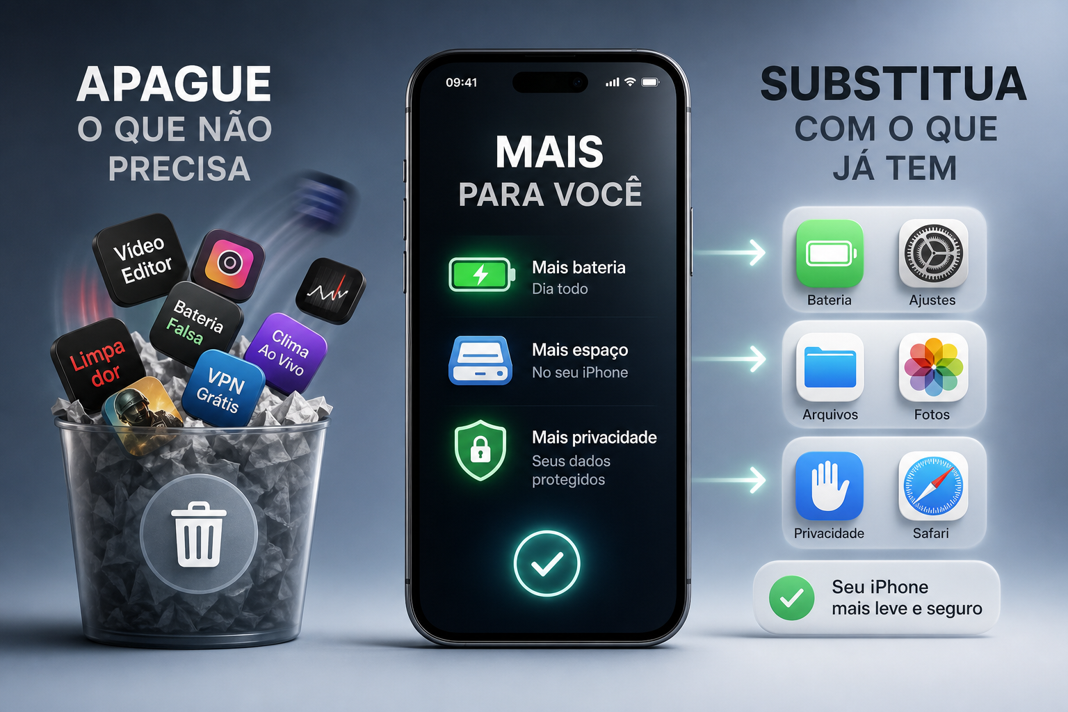 Apps que você deveria apagar no iOS e como substituí-los