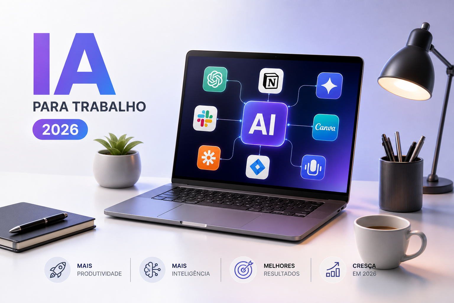 As melhores ferramentas de IA para trabalho em 2026