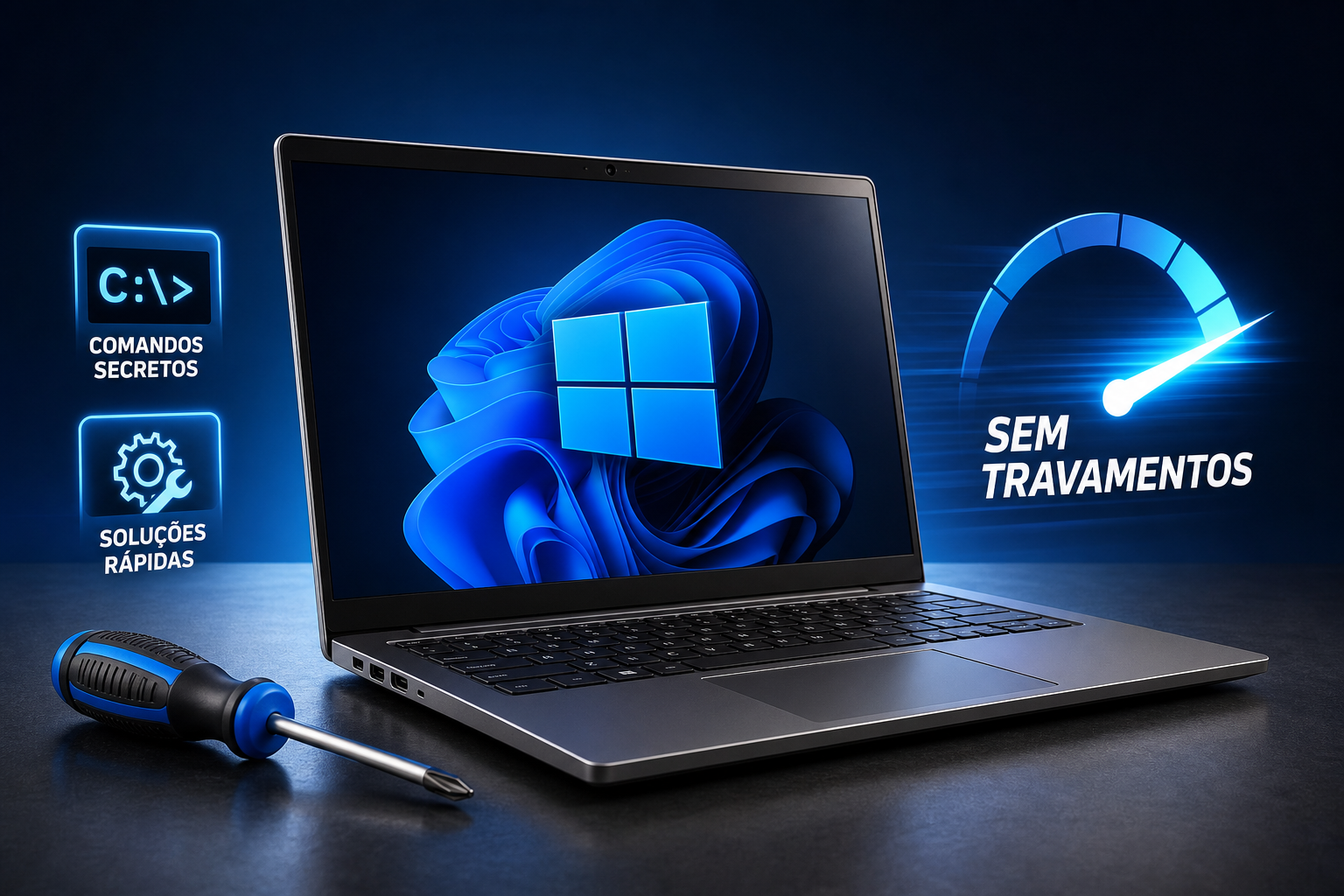 Comandos secretos do Windows para resolver travamentos