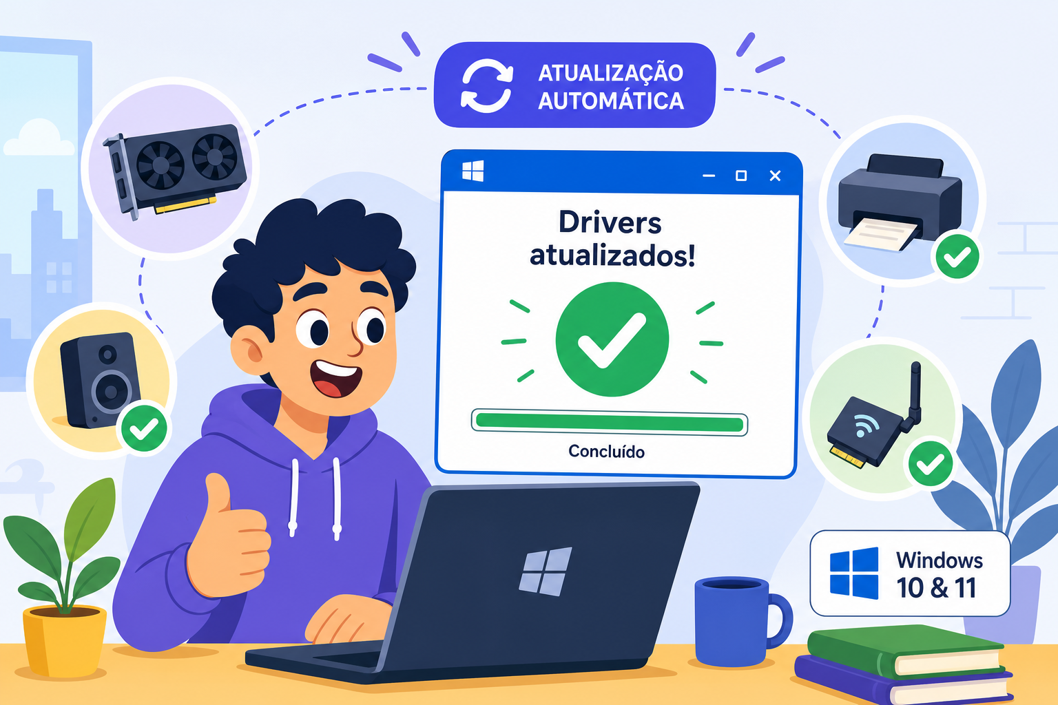 Como atualizar drivers automaticamente no Windows 10 e 11