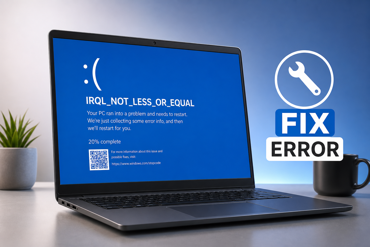Como Corrigir o Erro IRQL_NOT_LESS_OR_EQUAL no Windows