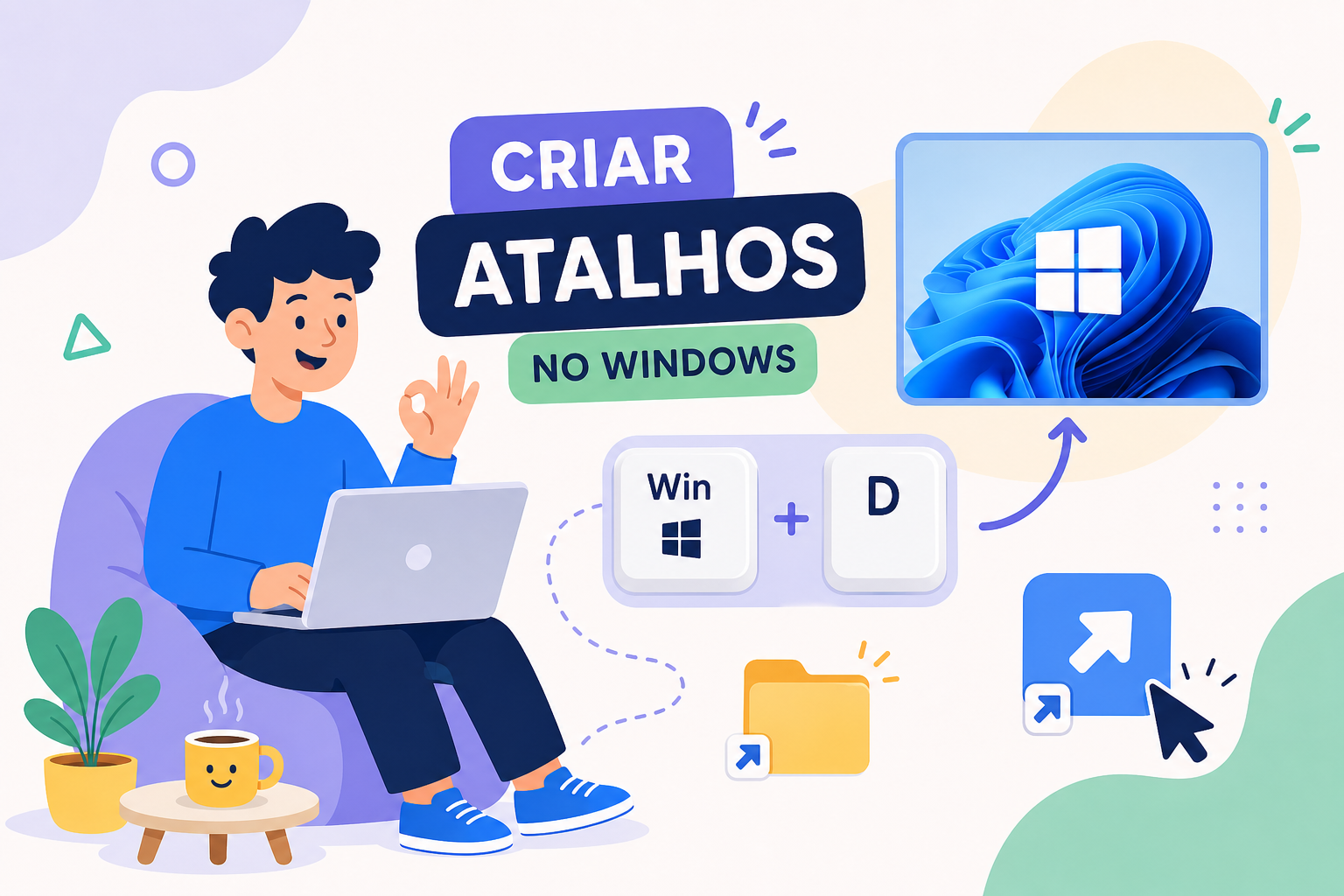 Como criar atalhos no Windows 10 e 11: guia completo