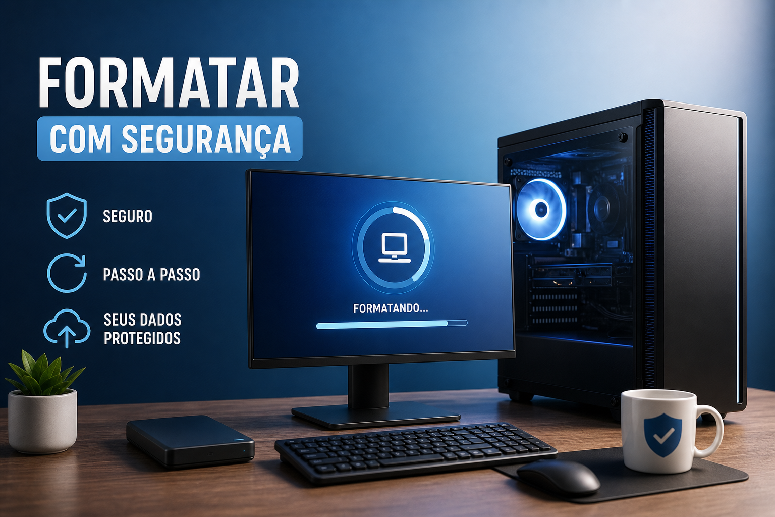 Como formatar o PC com segurança: guia passo a passo