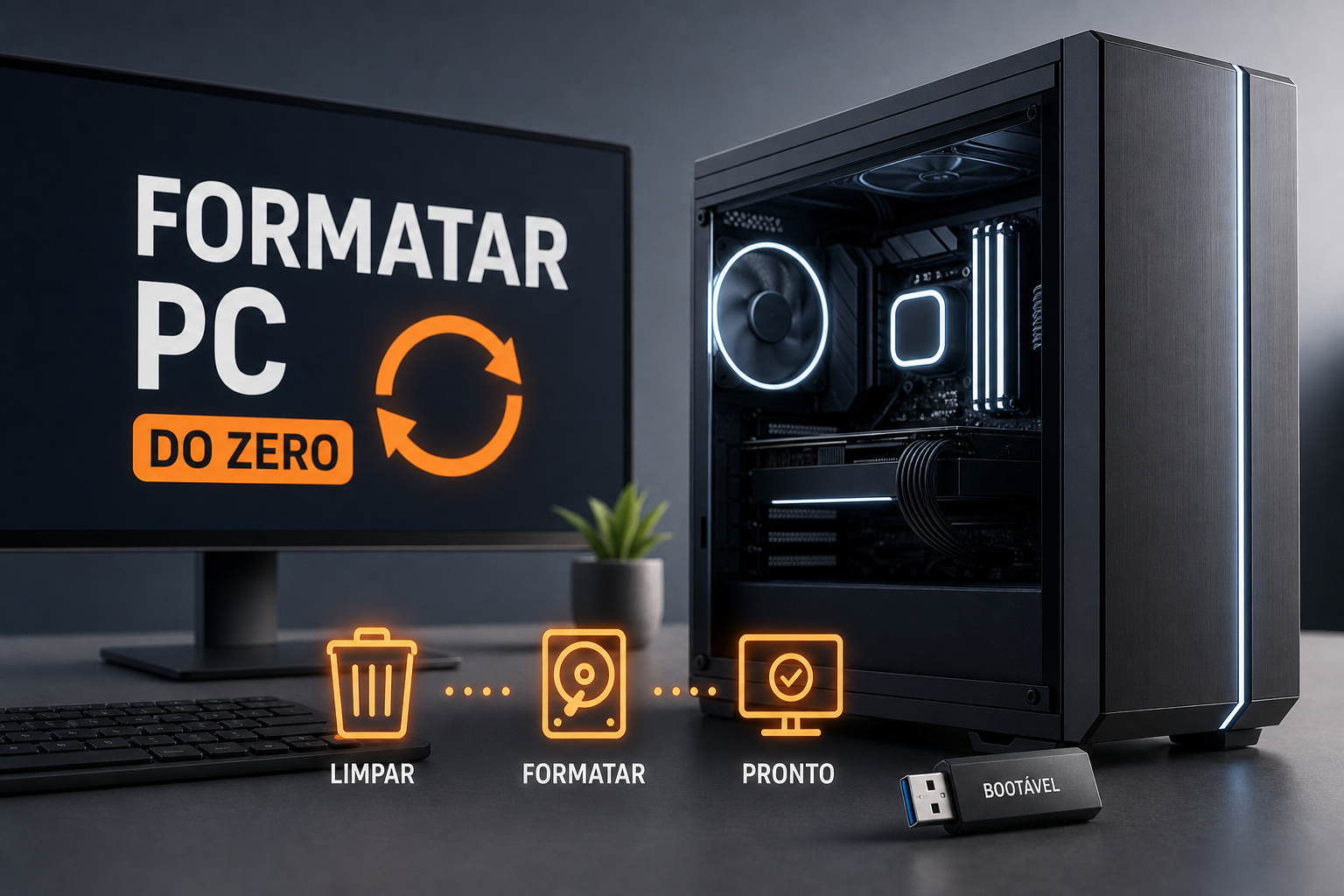 Como formatar o PC do zero: guia completo passo a passo
