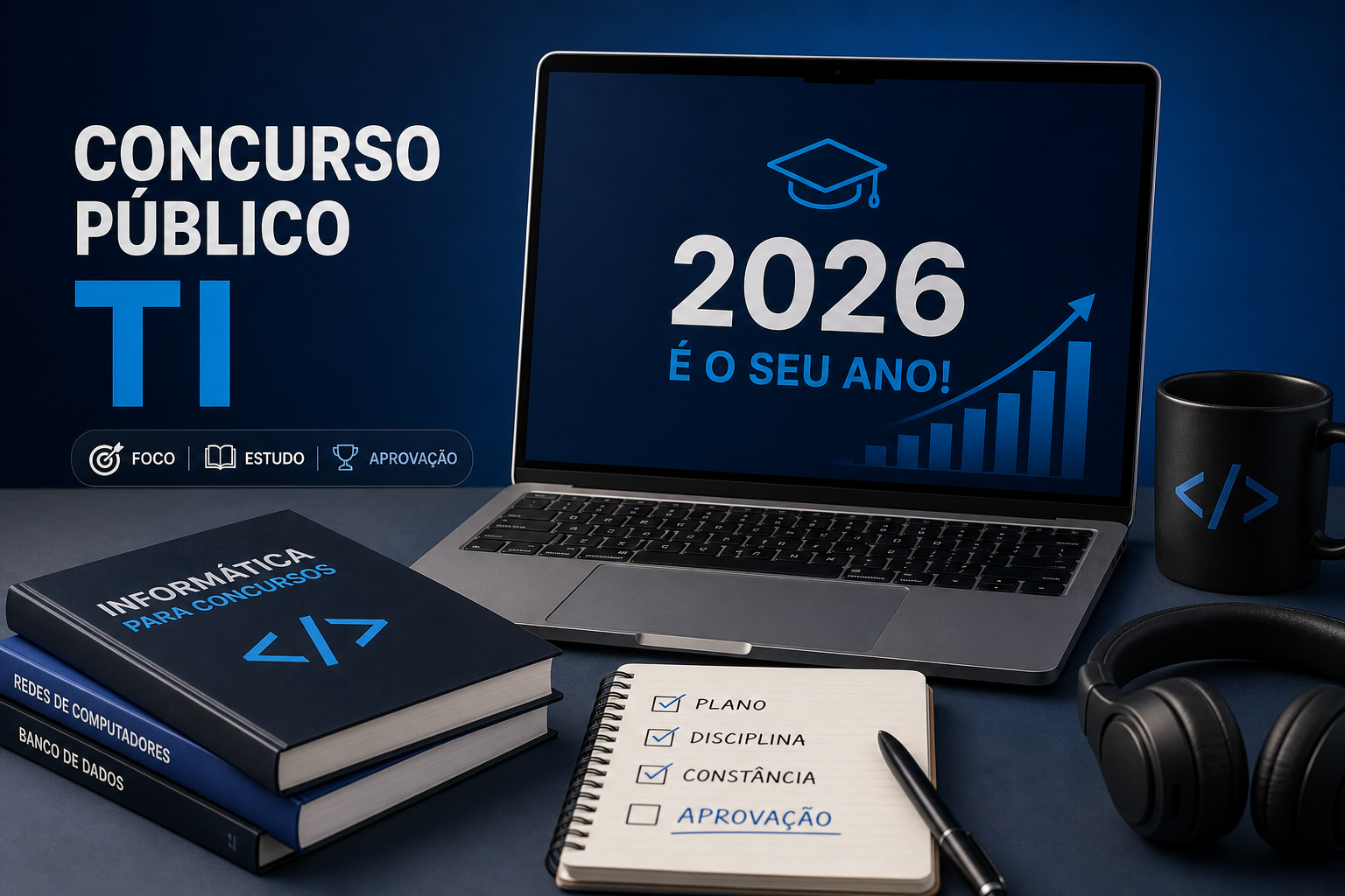 Como Passar em Concurso Público de TI em 2026