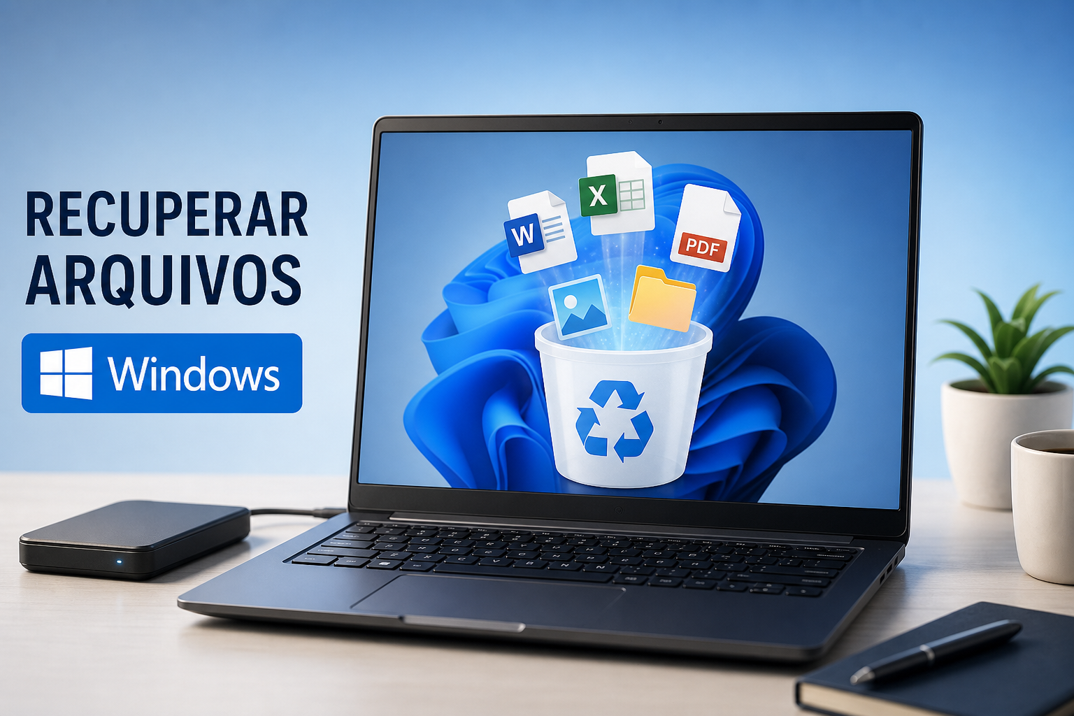Como recuperar arquivos apagados no Windows: guia prático