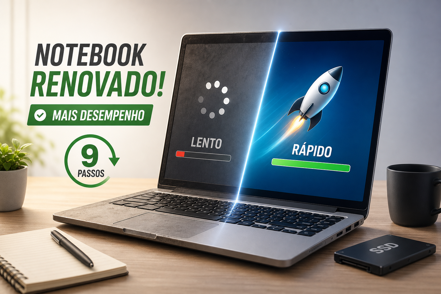 Como recuperar o desempenho do notebook antigo em 9 passos