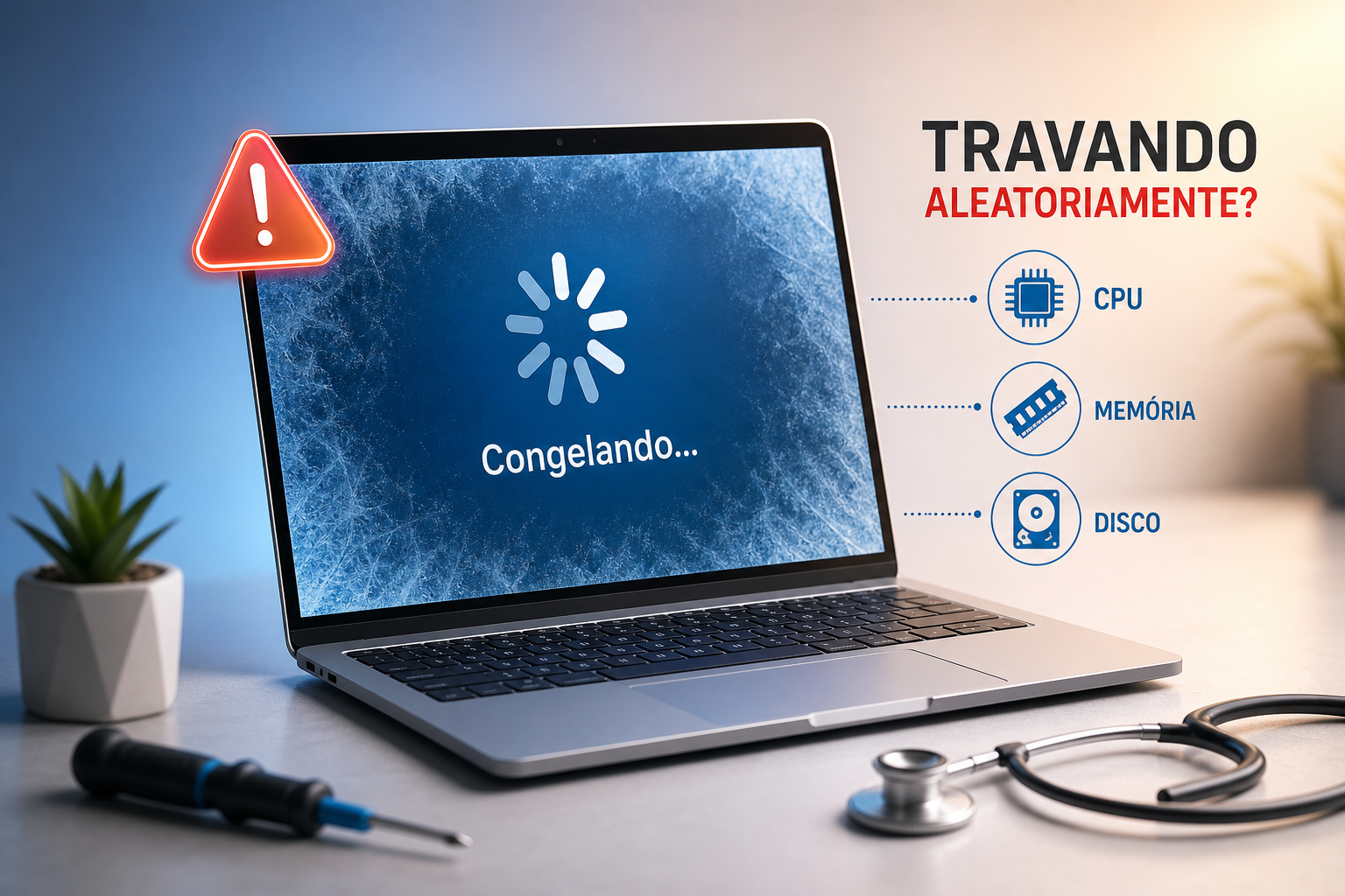 Computador congelando aleatoriamente: guia de diagnóstico