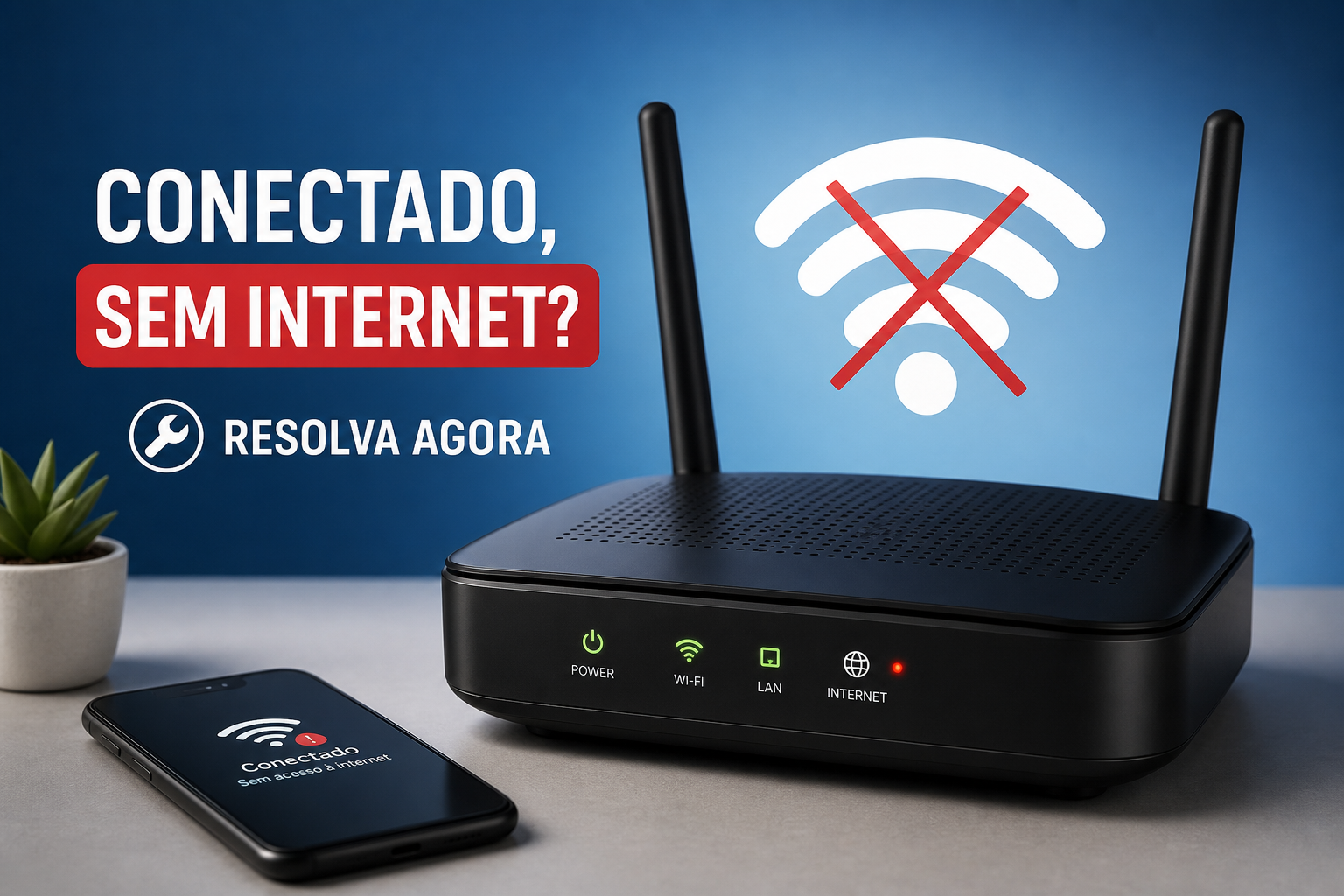 Conectado sem acesso à internet? Veja como resolver