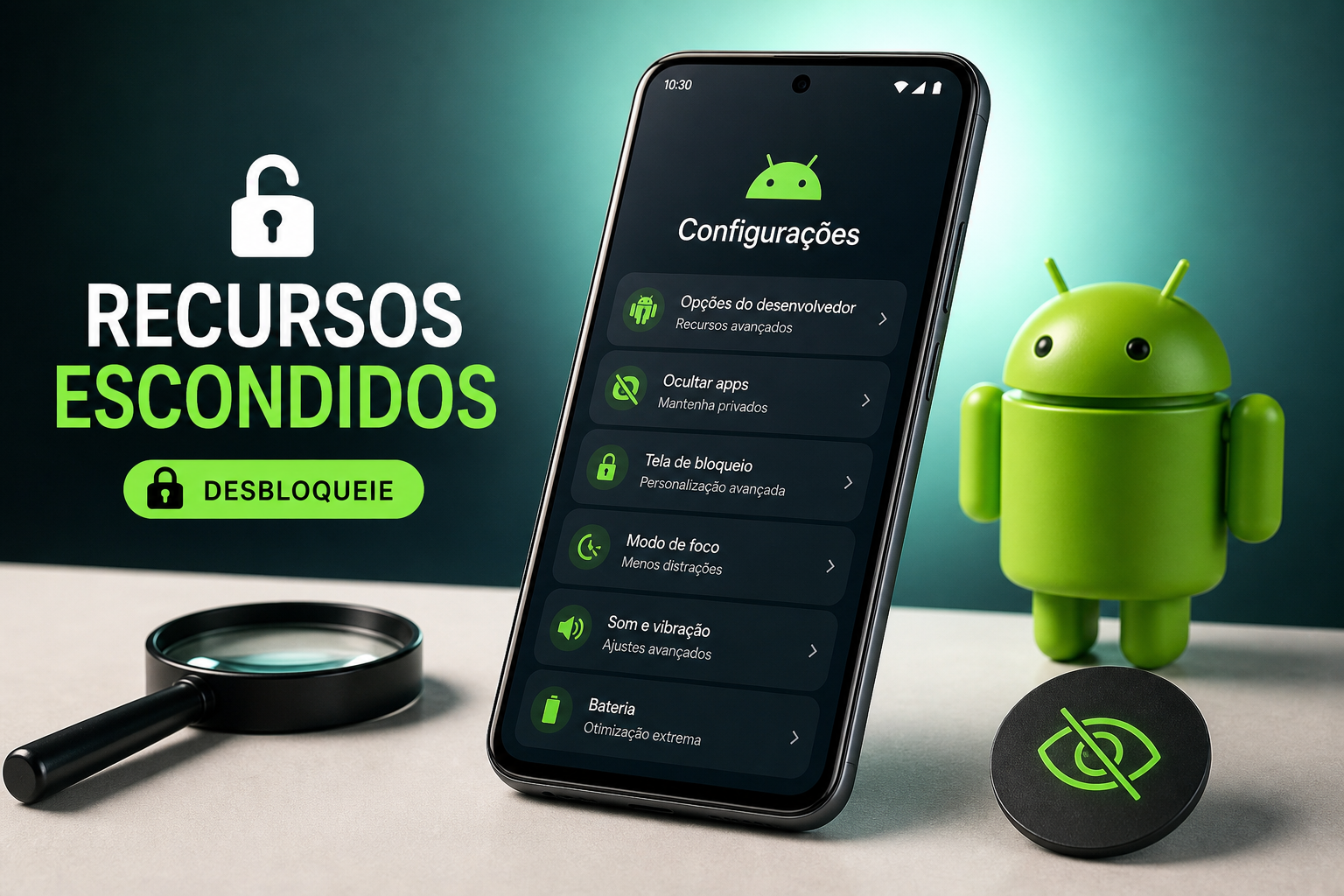Configurações escondidas do Android que você não conhecia