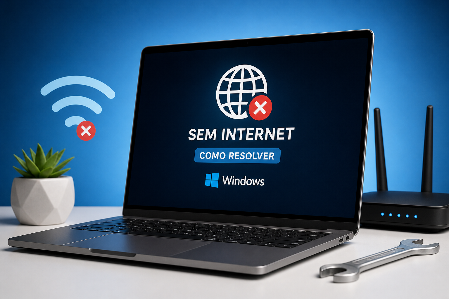 Erro de conexão sem internet: como resolver no Windows