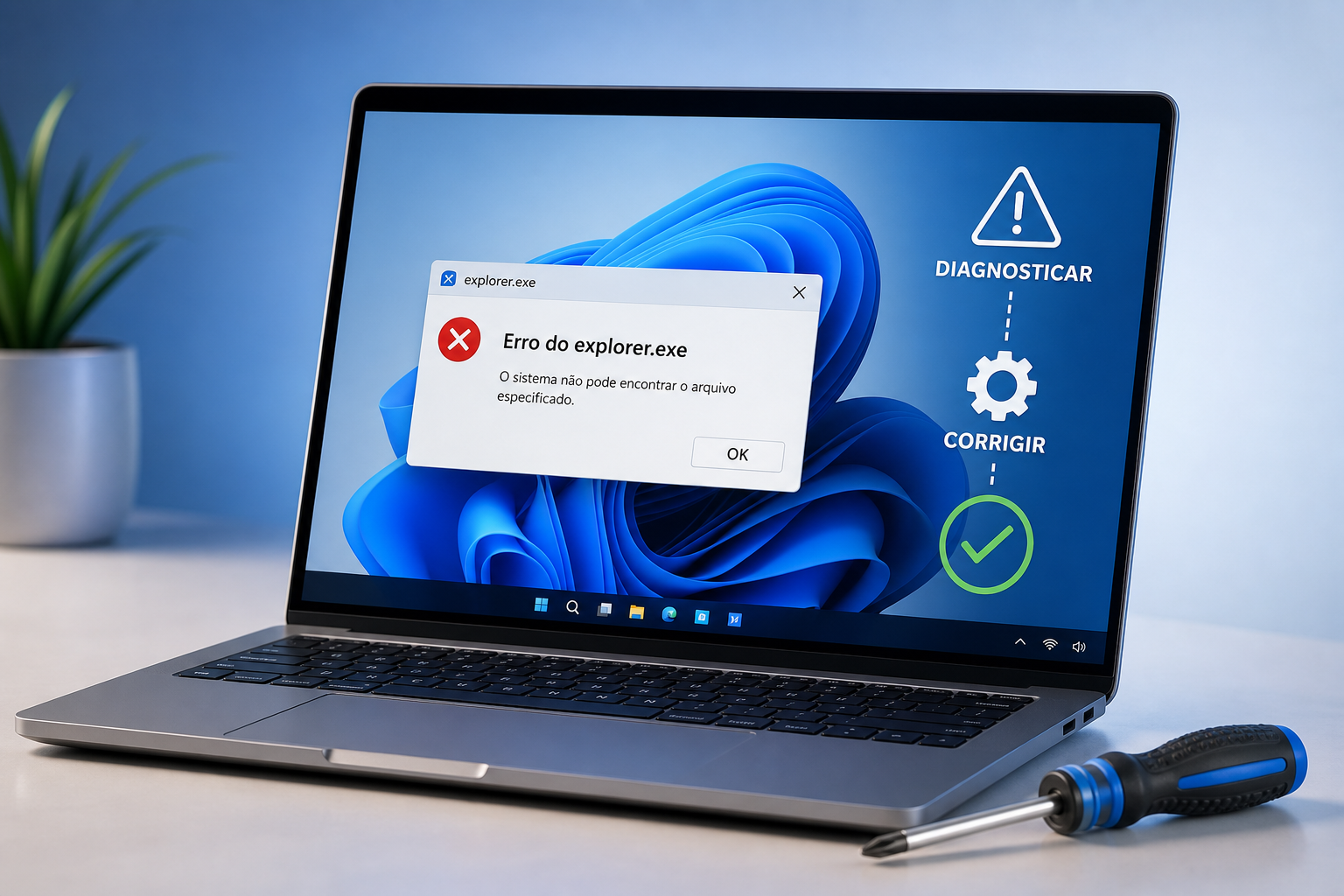 Erro do explorer.exe: como diagnosticar e corrigir no Windows