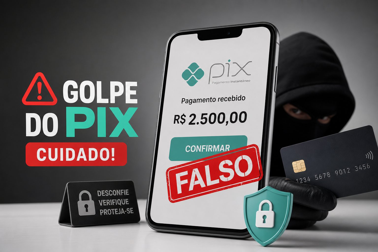 Golpe do Pix falso: como funciona e como se proteger