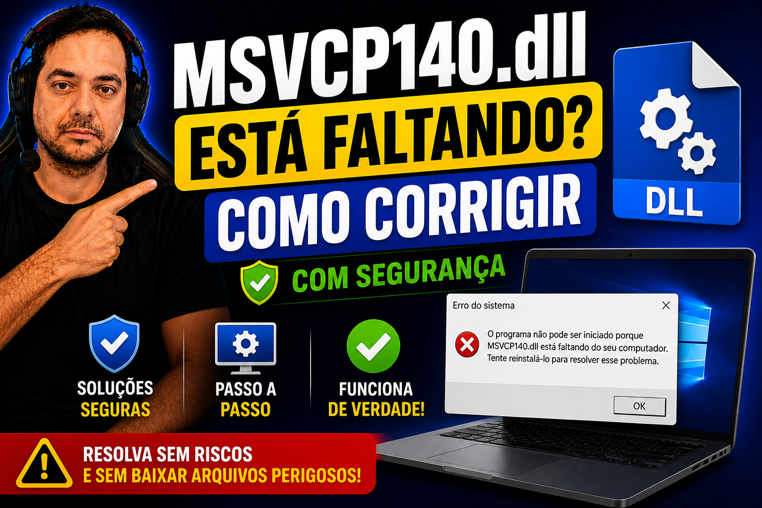 MSVCP140.dll está faltando: como corrigir com segurança