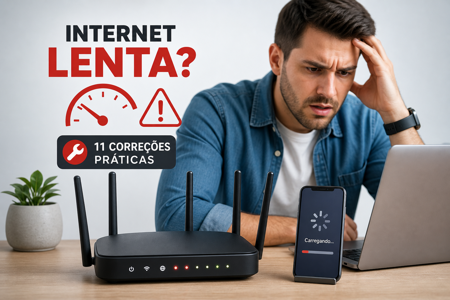 Internet lenta: como resolver com 11 correções práticas