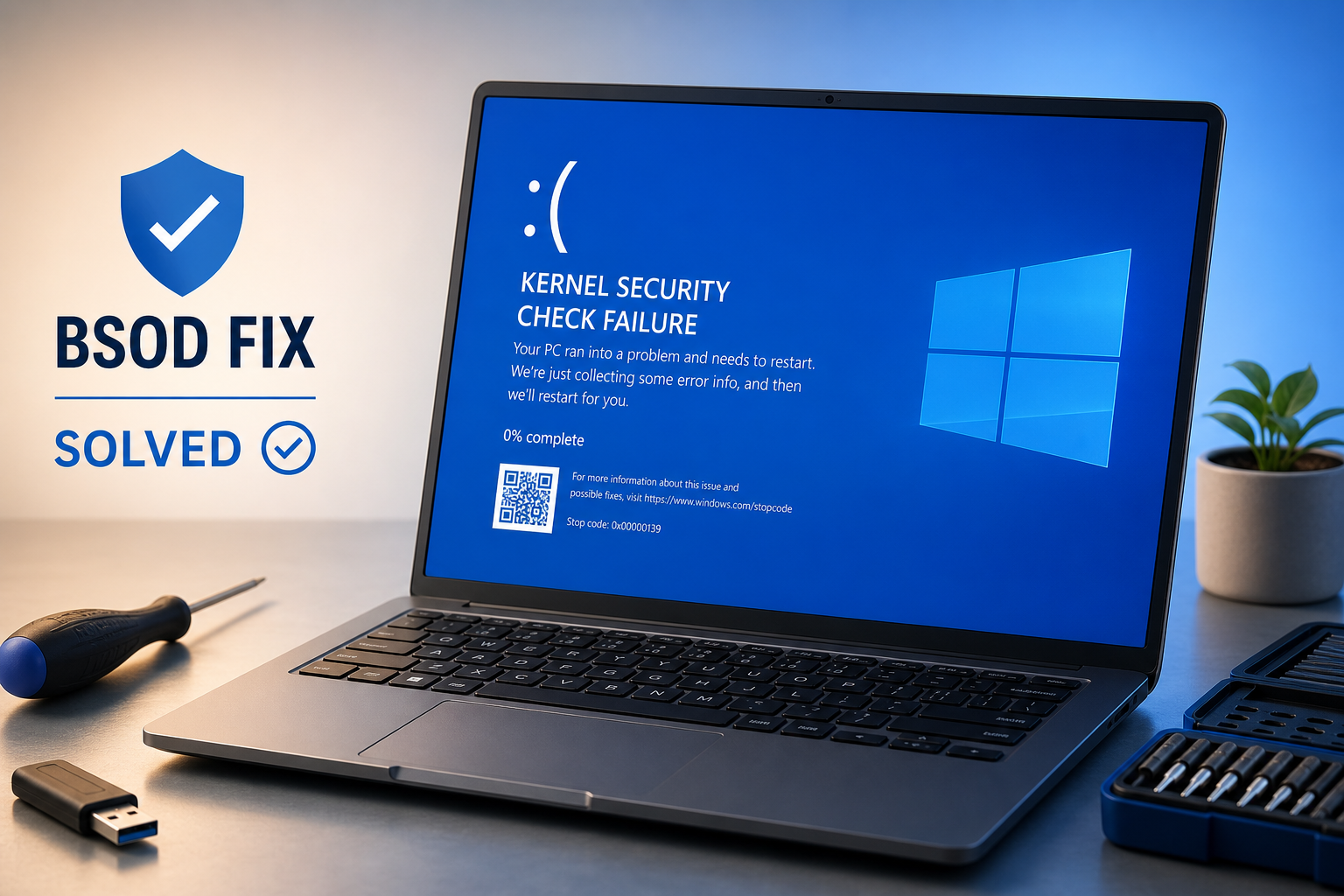 Kernel Security Check Failure: Como Resolver no Windows