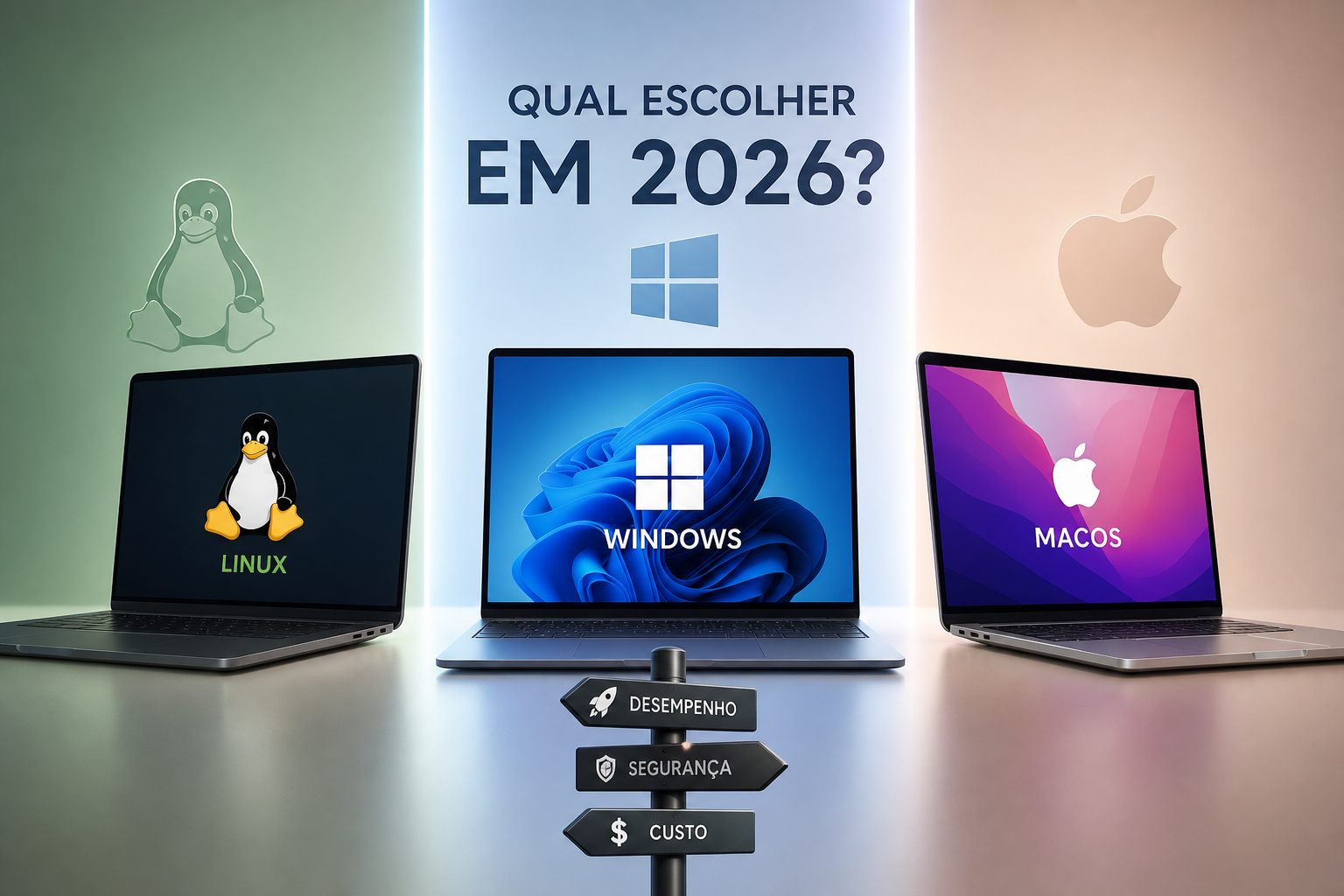 Linux, Windows ou macOS: qual sistema escolher em 2026?