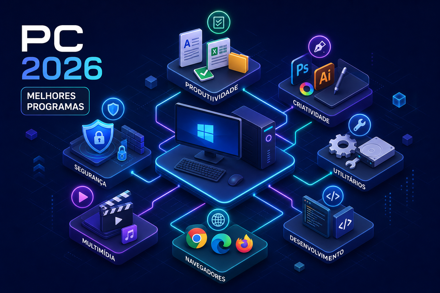 Melhores programas para PC em 2026: guia por categoria