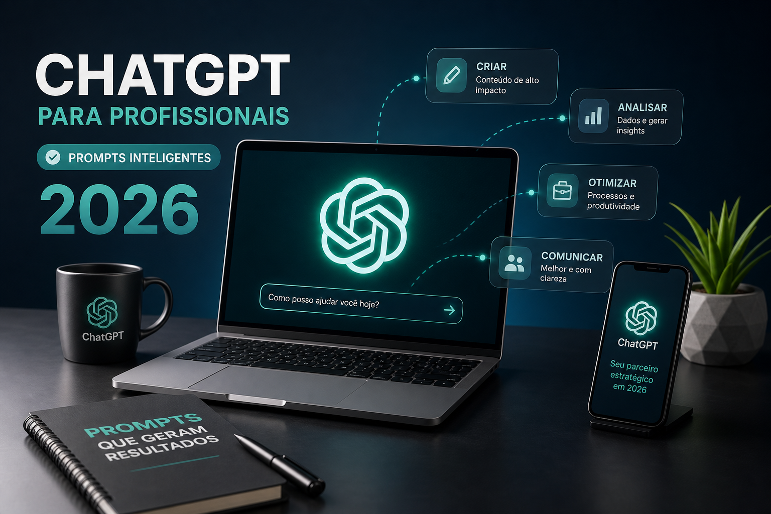 Melhores prompts do ChatGPT para uso profissional em 2026