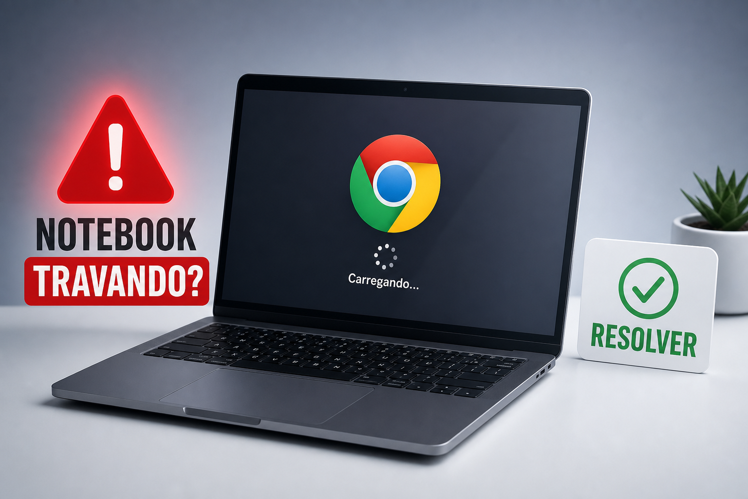 Notebook travando ao abrir o Chrome: como resolver