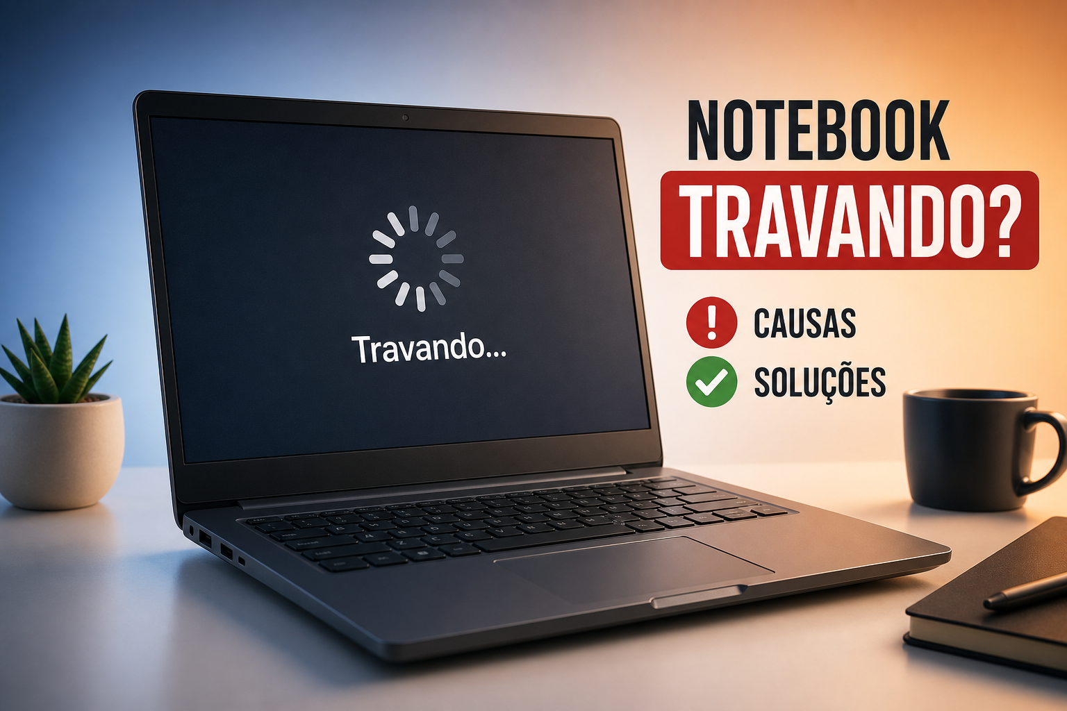 Notebook travando do nada? Veja as causas e soluções
