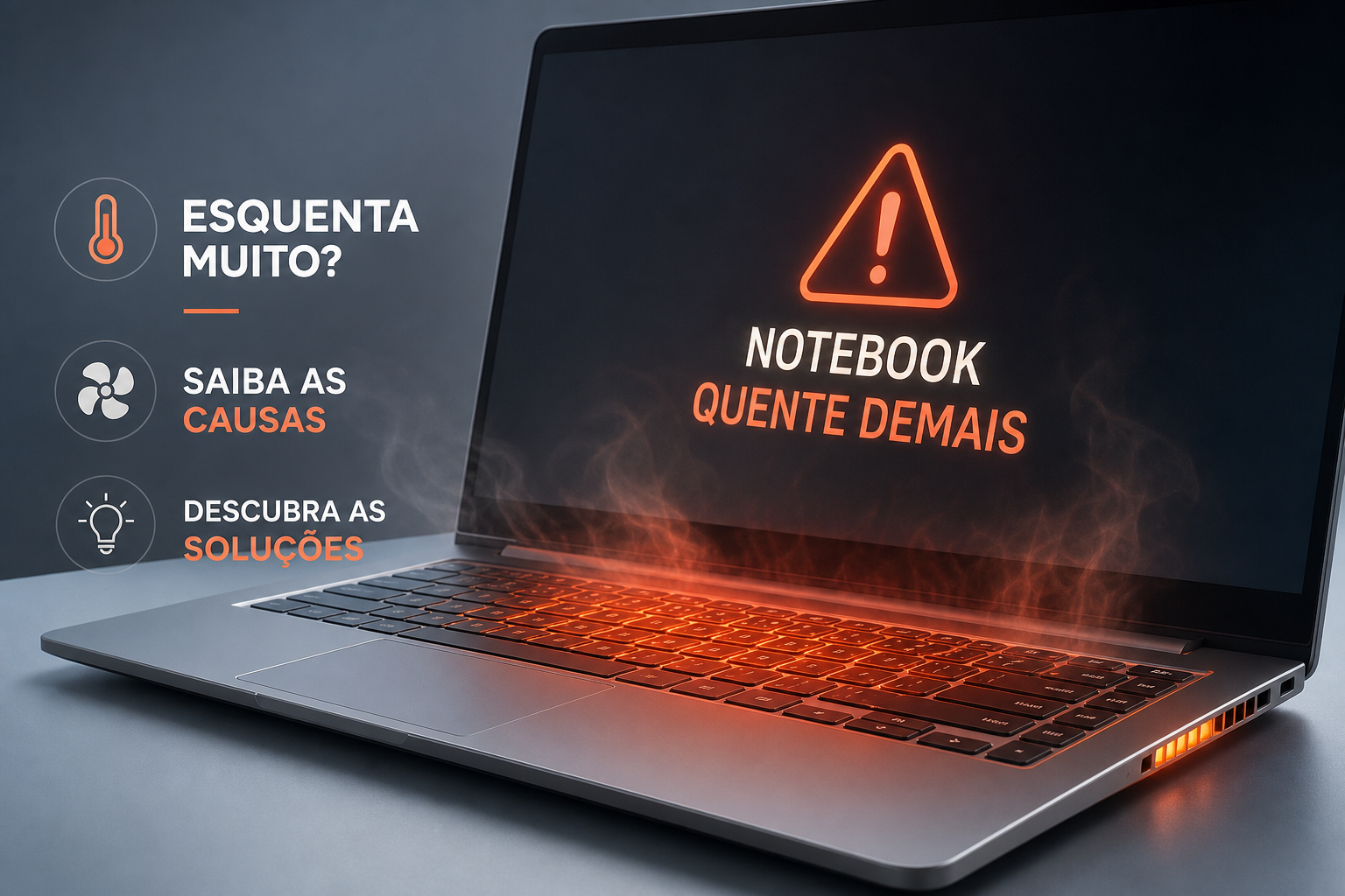 Por que o notebook esquenta tanto: causas e soluções