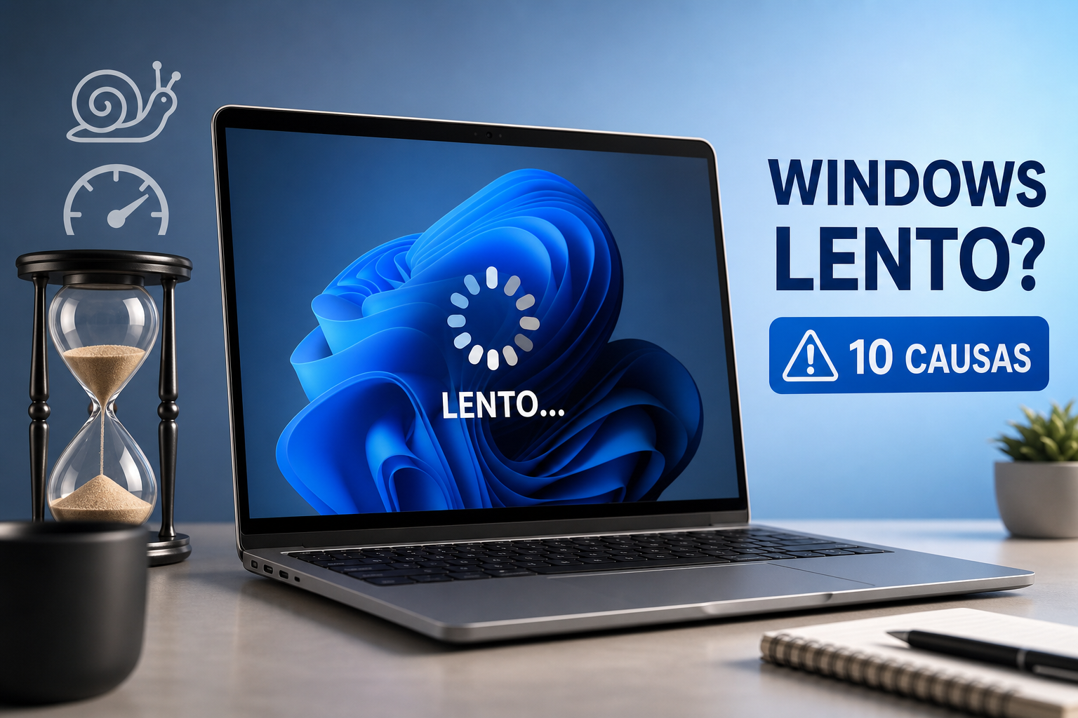 Windows lento: as 10 causas mais comuns e como resolver